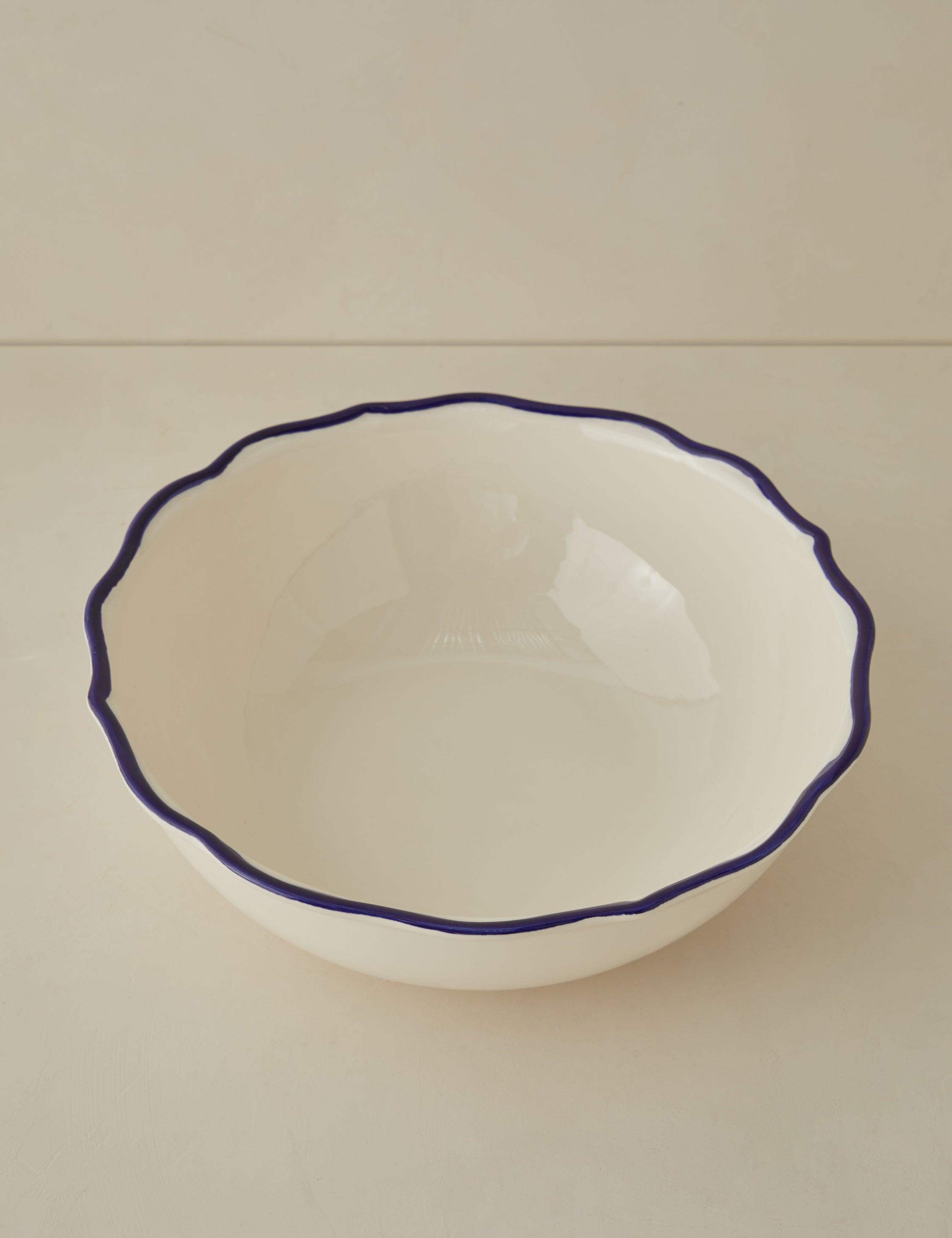 Stoneware Serveware by Maison Madison - Jane in Blue / Serving Bowl