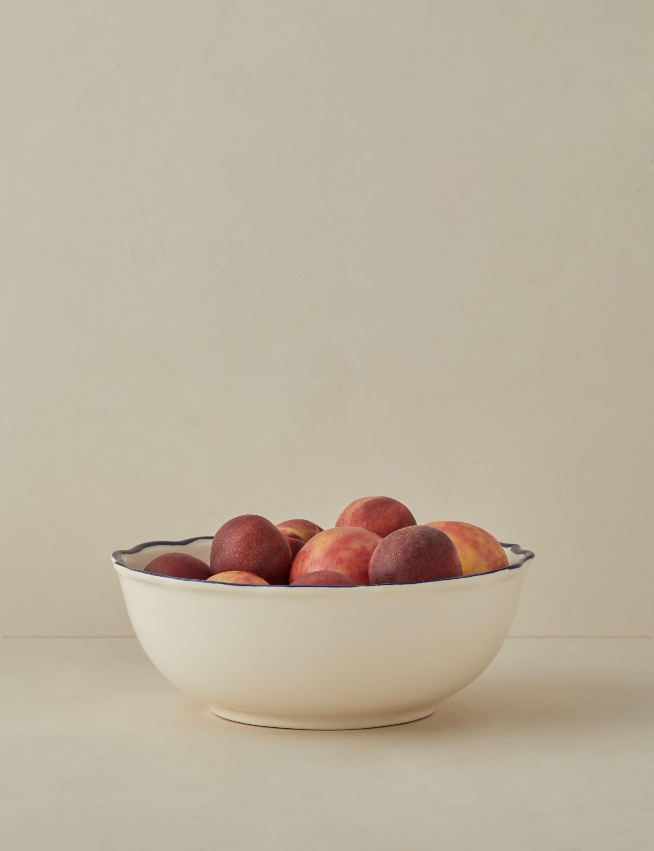 Stoneware Serveware by Maison Madison - Jane in Blue / Serving Bowl