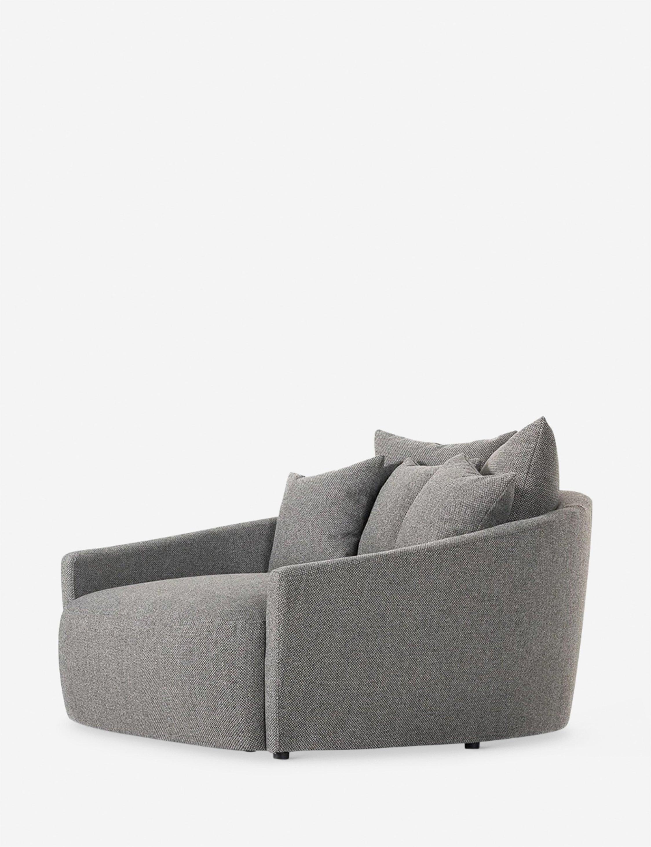 Kaila Media Lounger - Charcoal