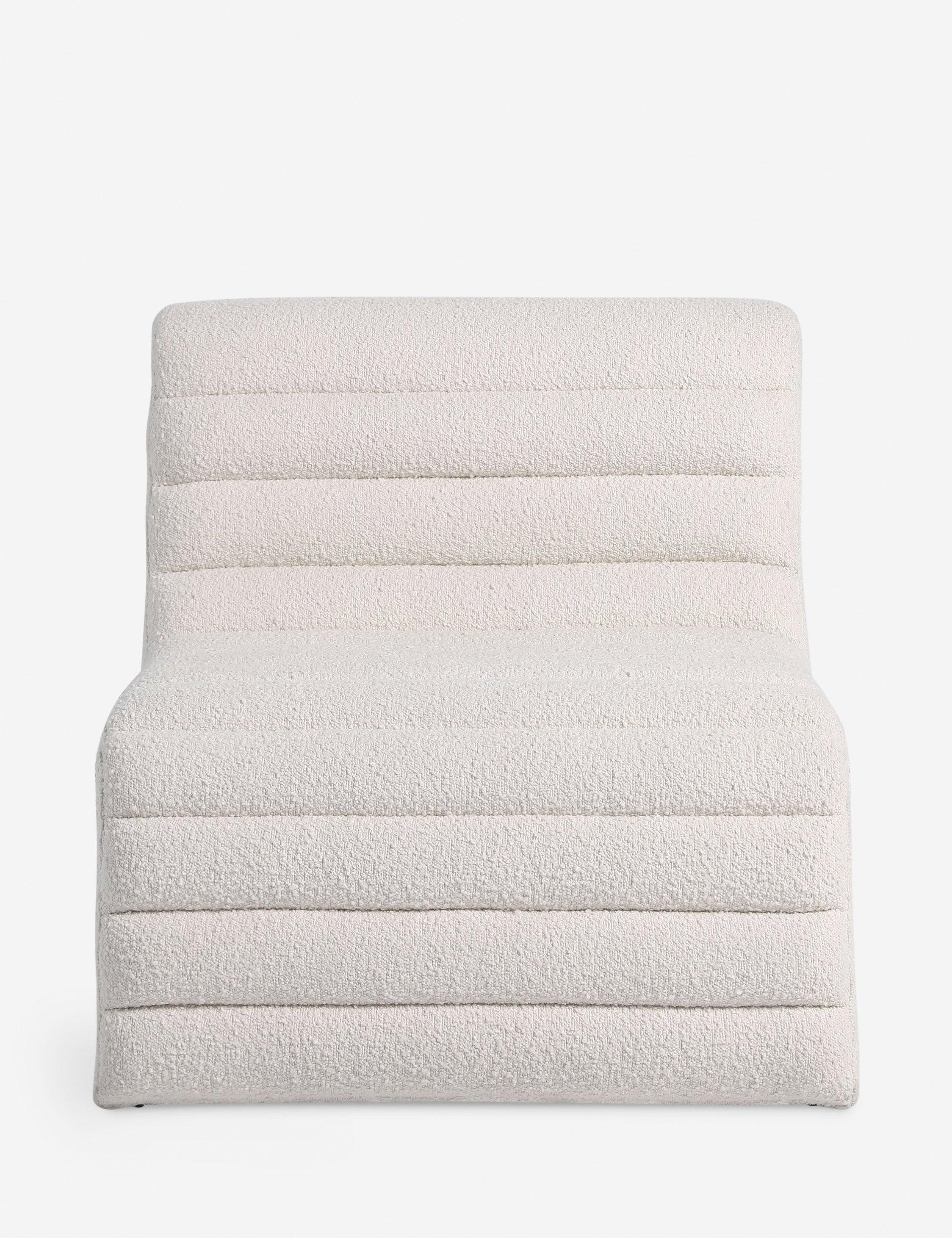 Leon Accent Chair by Carly Cushnie - Ivory Boucle