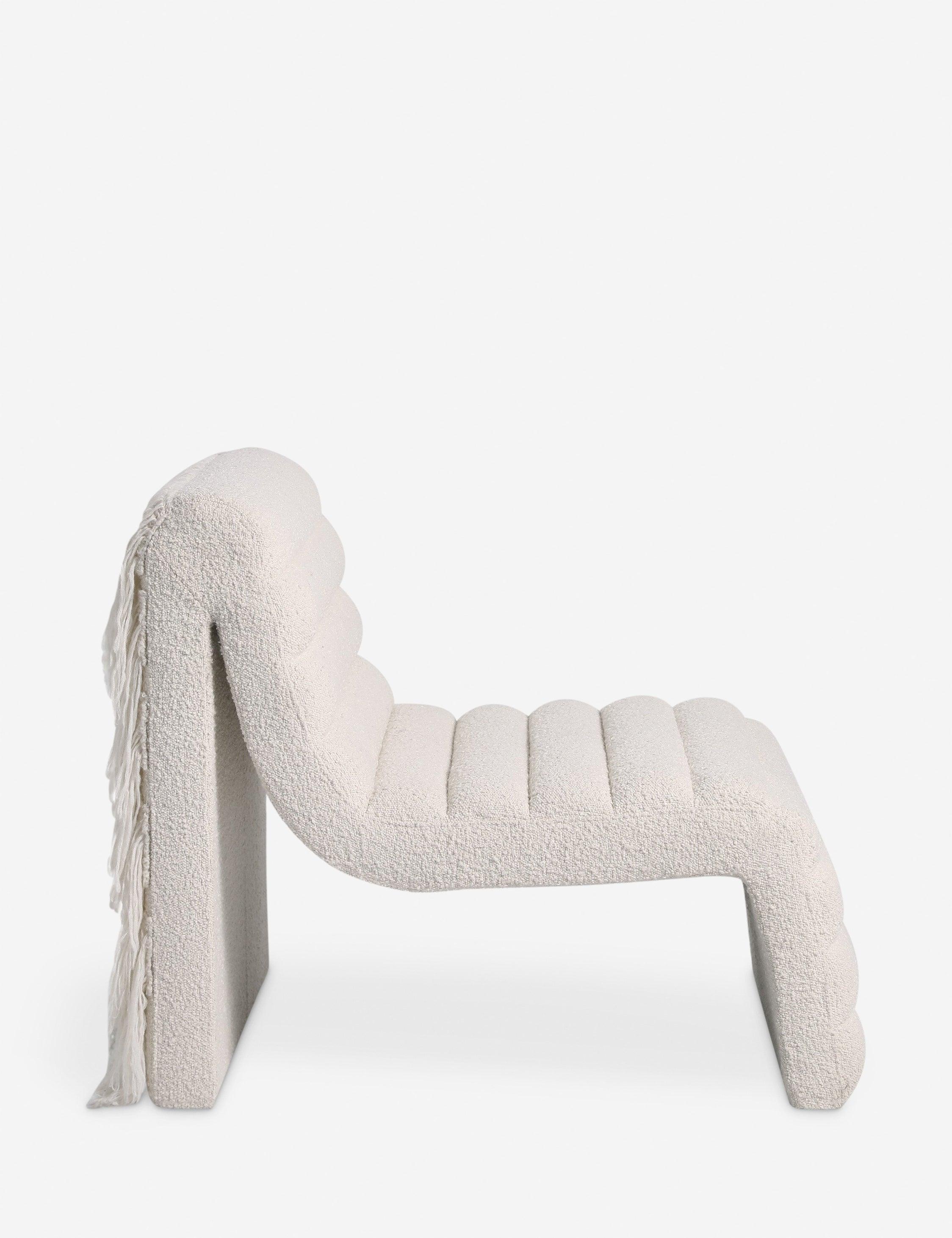 Leon Accent Chair by Carly Cushnie - Ivory Boucle