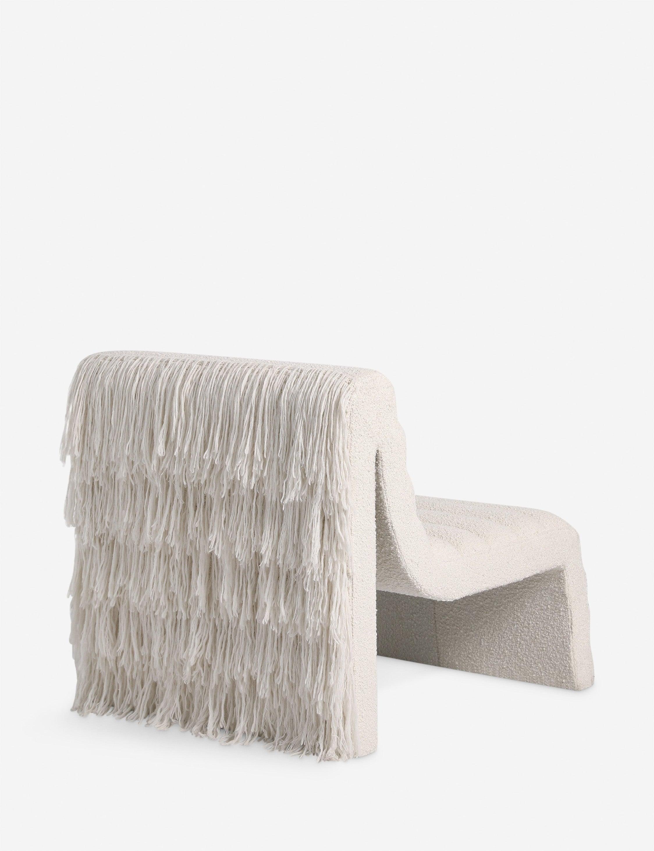 Leon Accent Chair by Carly Cushnie - Ivory Boucle