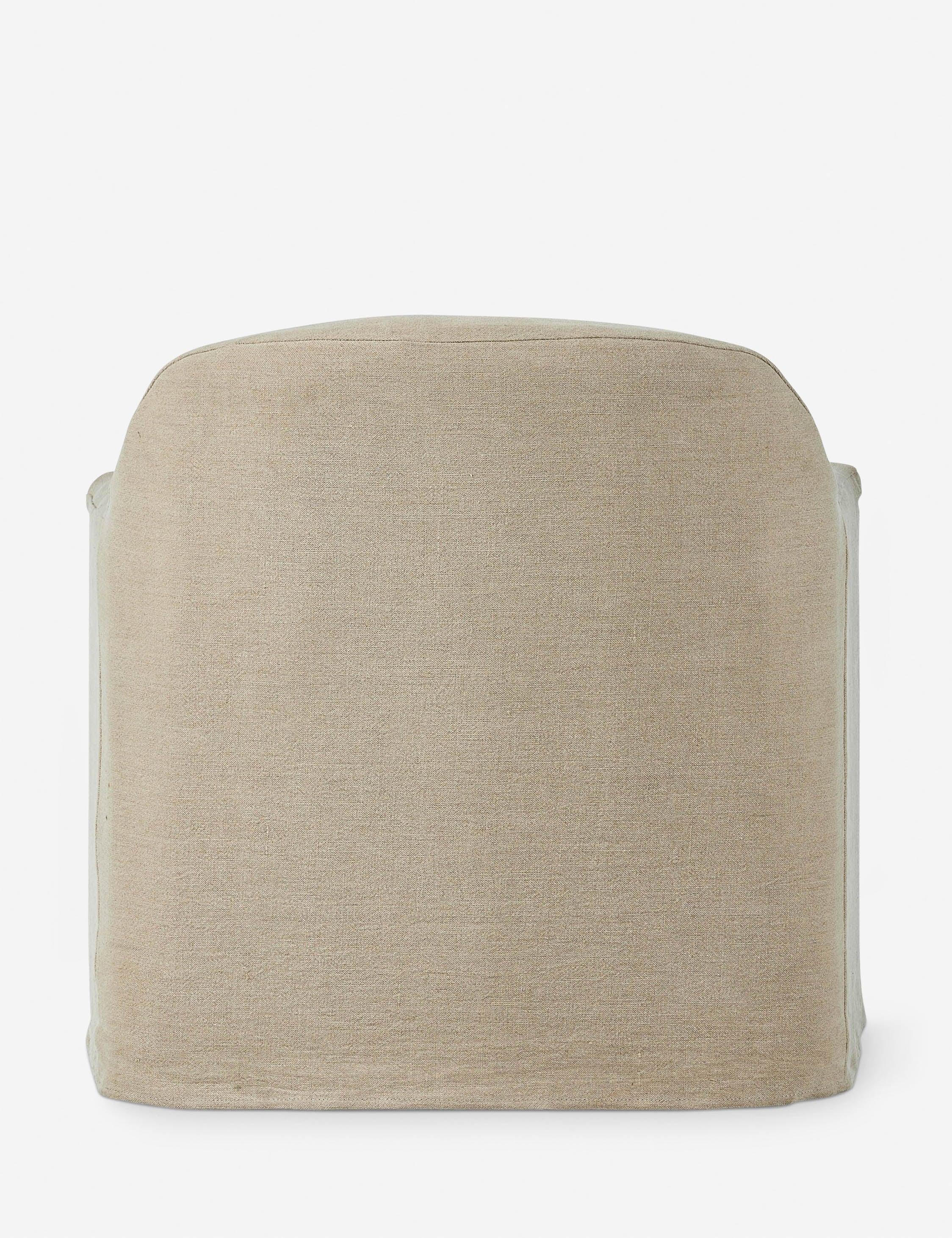 Lowell Slipcover Swivel Chair by Amber Lewis x Four Hands - Dune