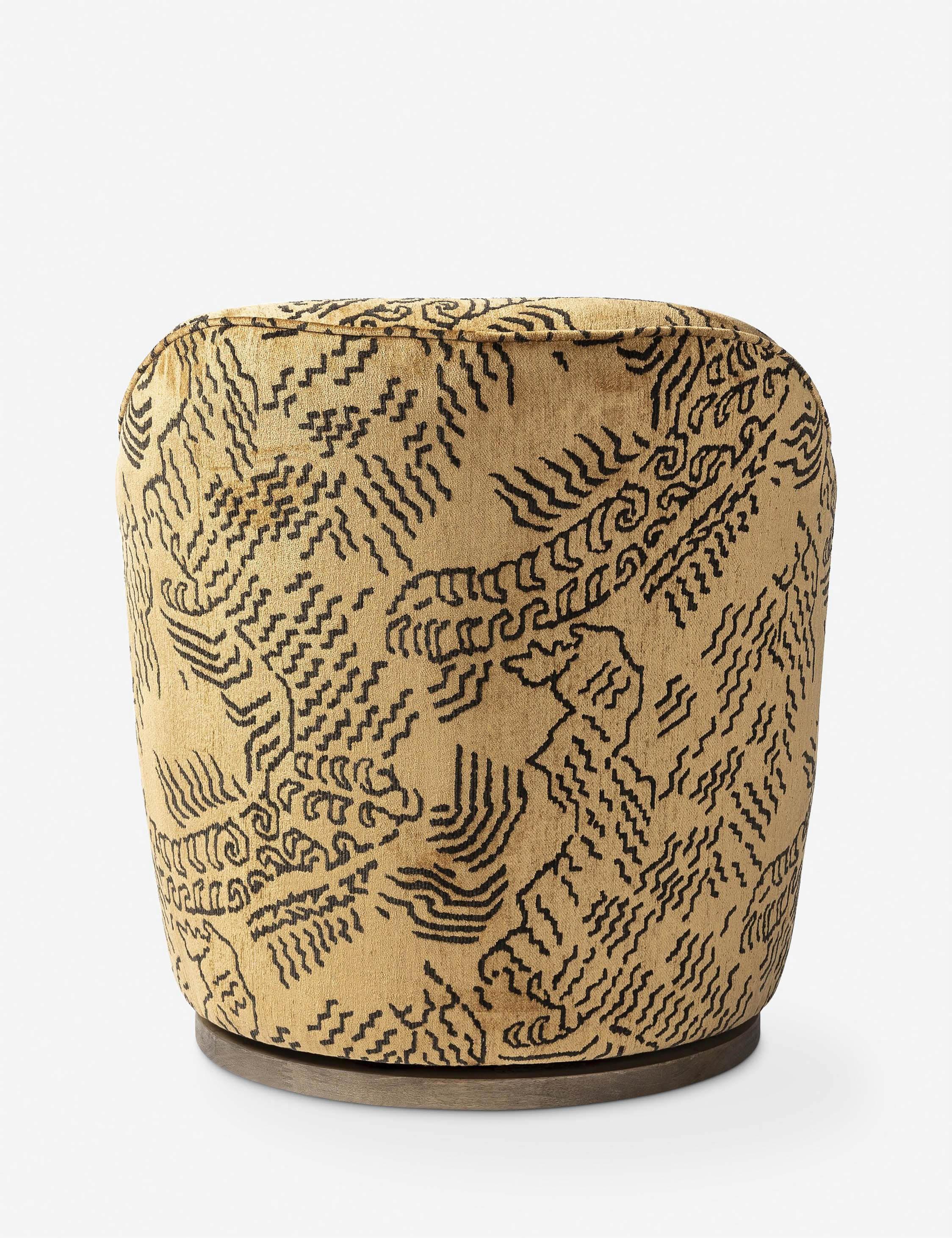 Margie Swivel Chair - Gold