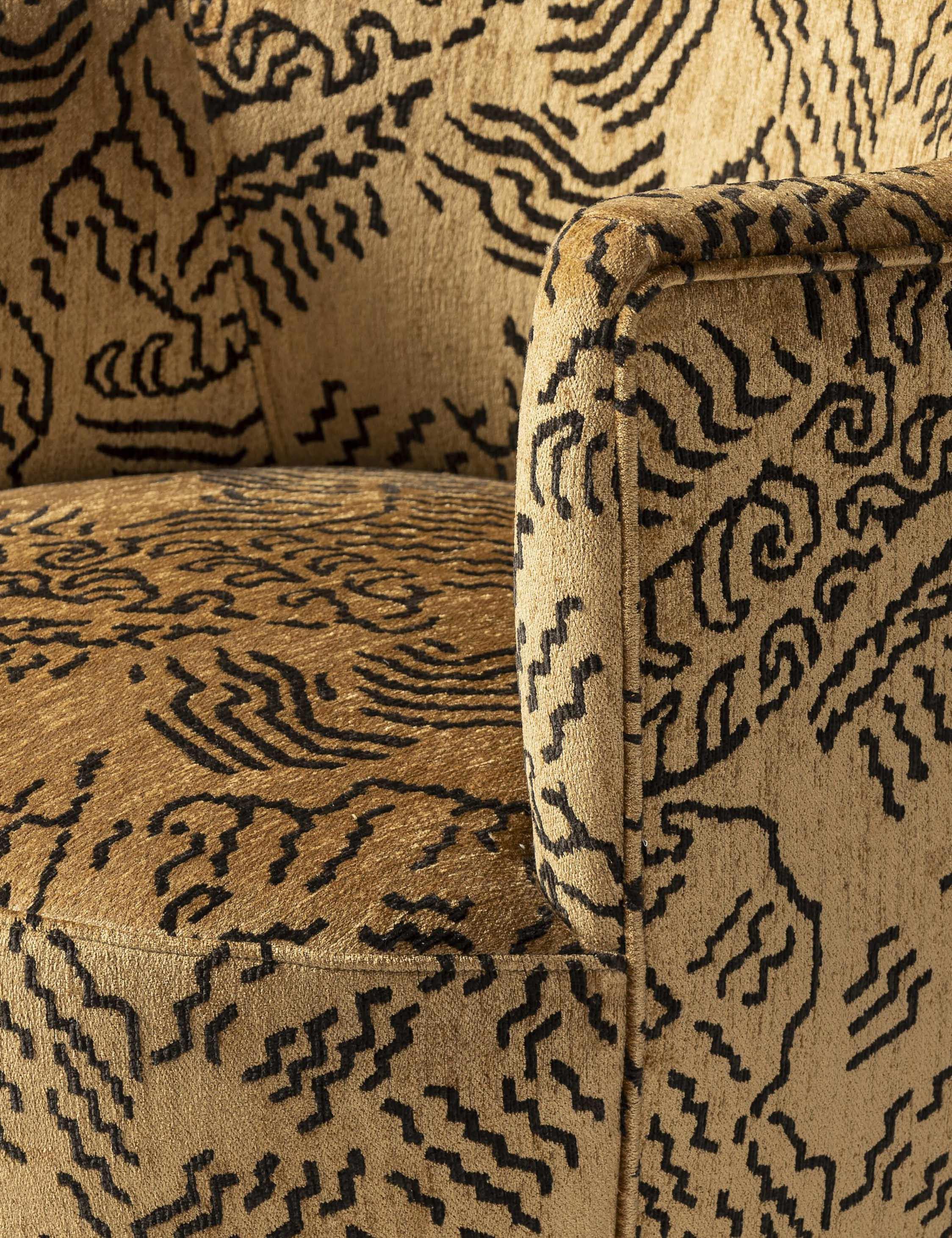 Margie Swivel Chair - Gold