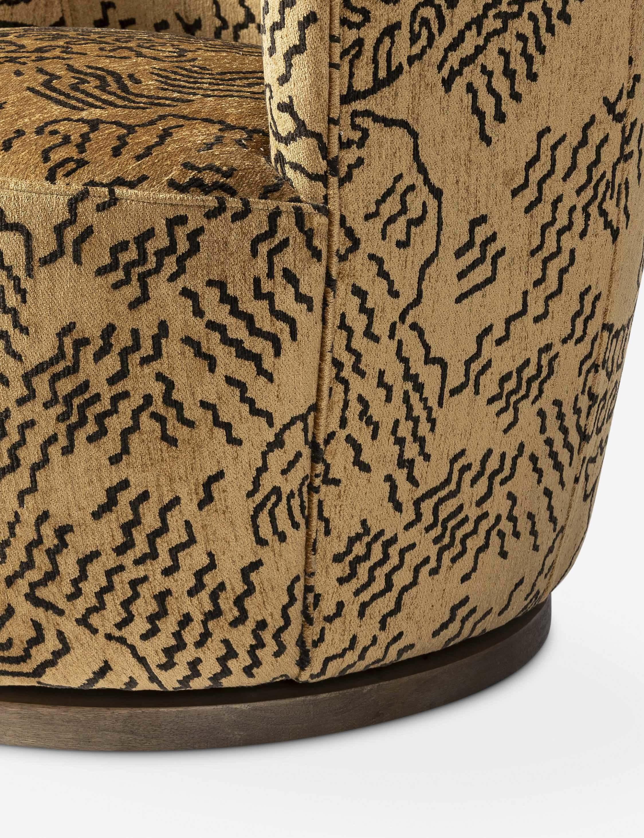 Margie Swivel Chair - Gold
