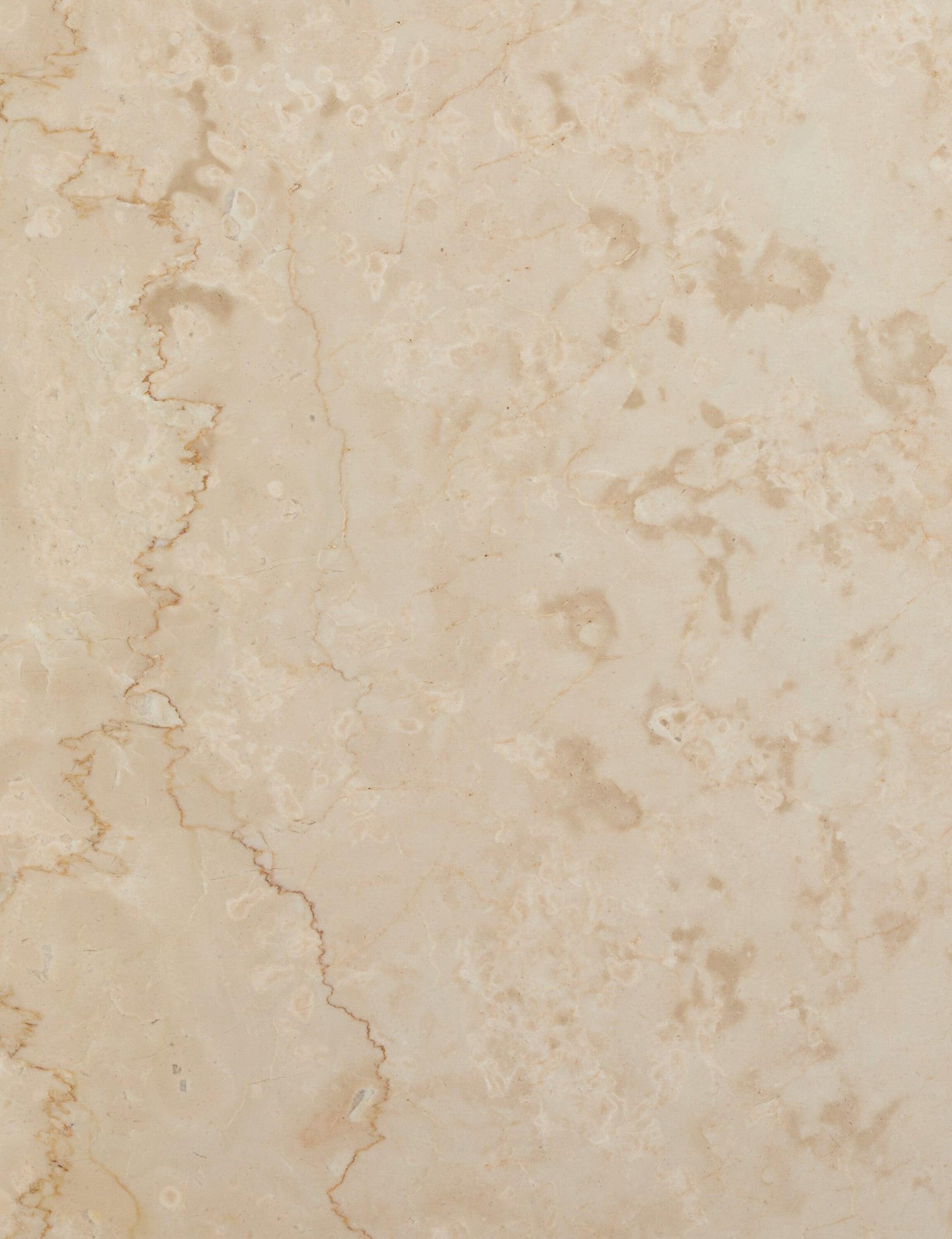 Alber Indoor / Outdoor Side Table - Cream Marble