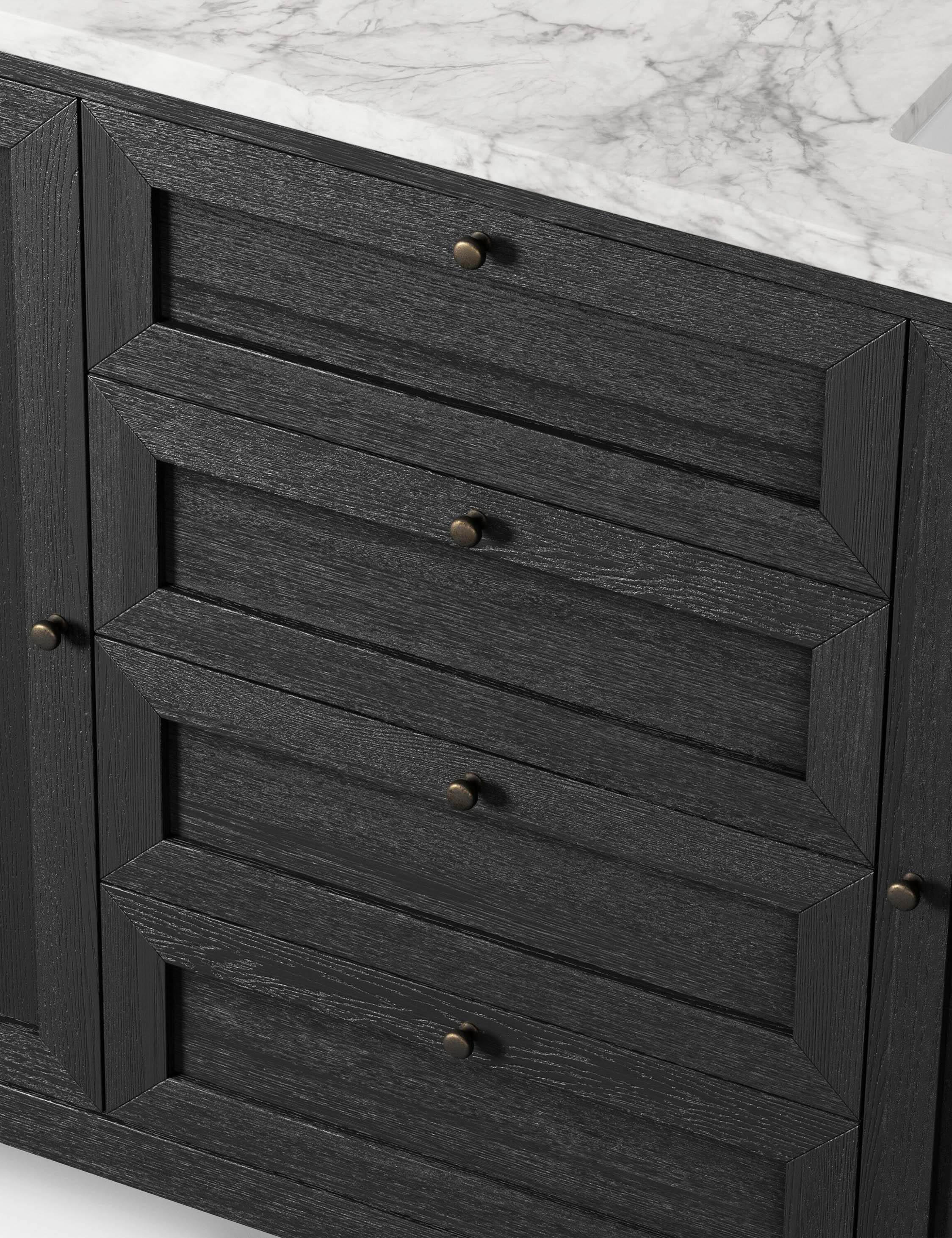 Jessop Vanity - Black / 60"W