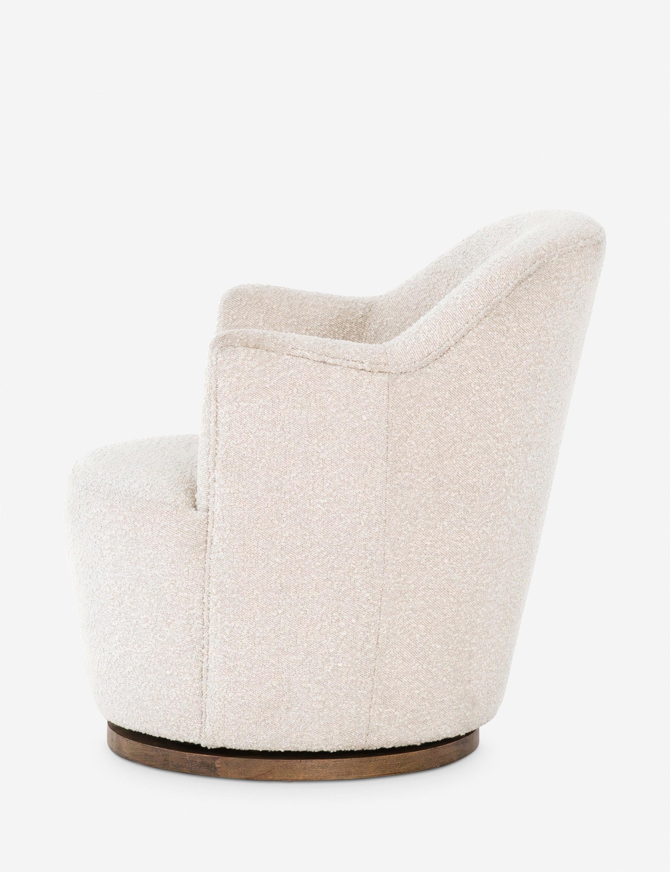 Margie Swivel Chair - Natural Boucle