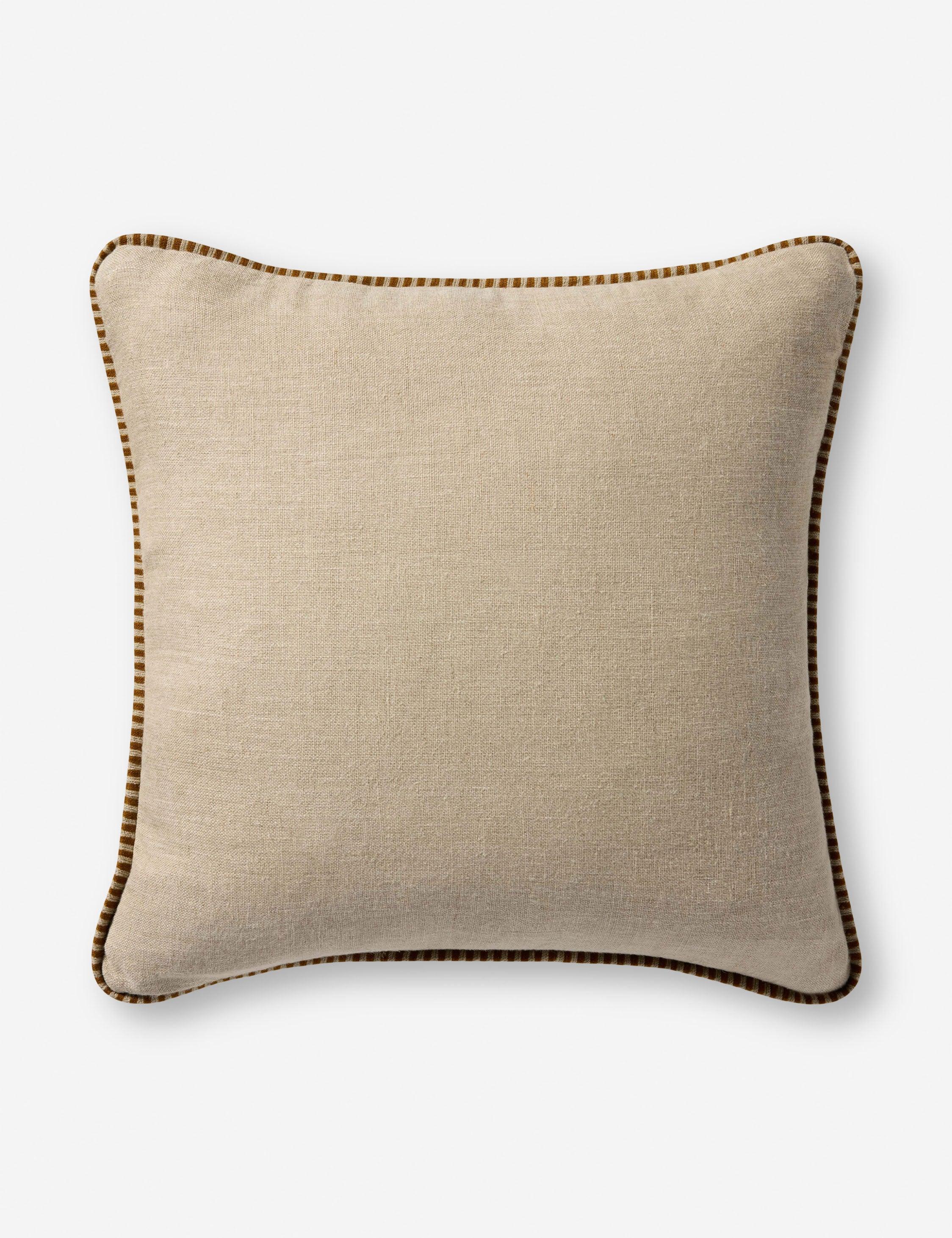Rezarta Pillow - Mustard / Square / Polyester