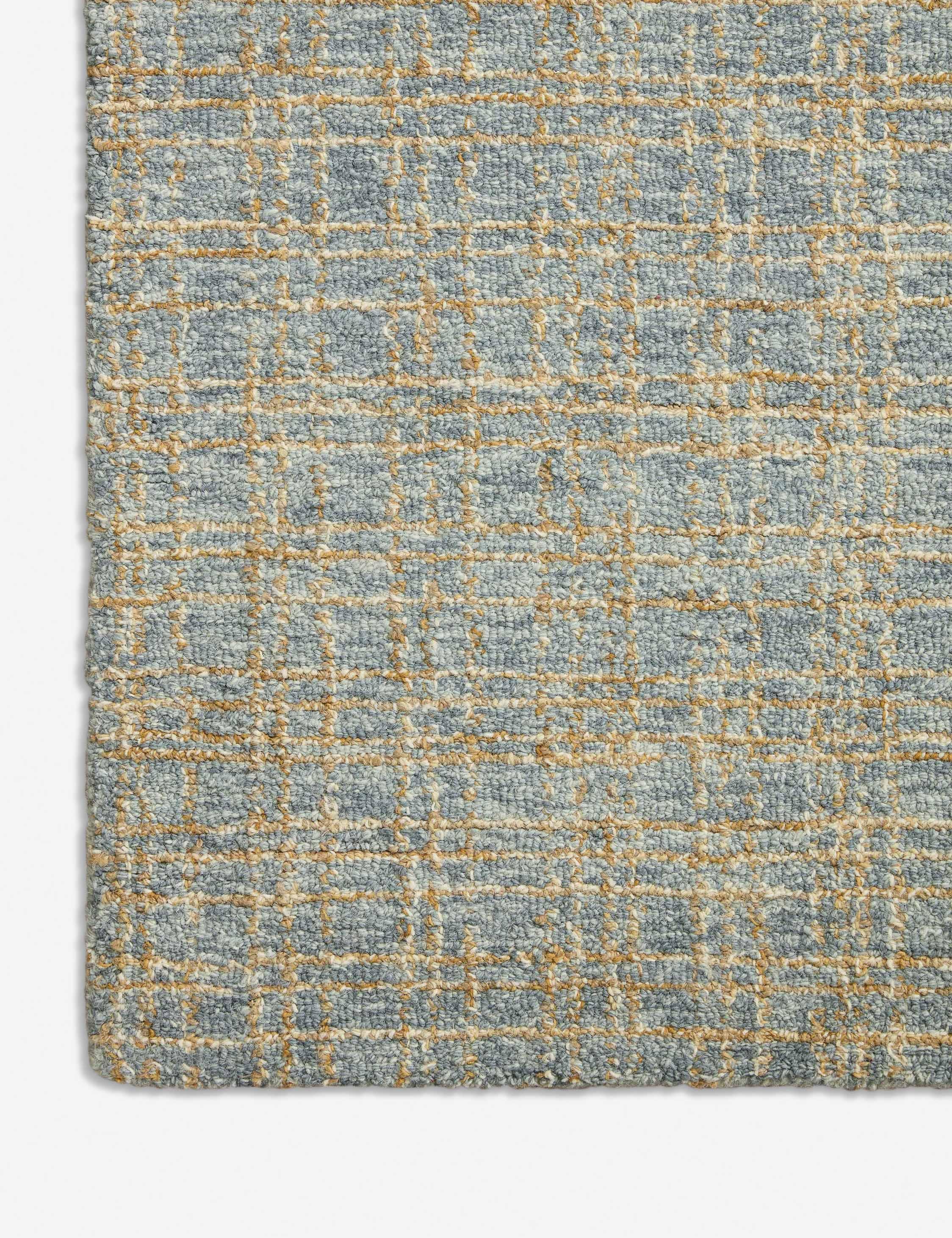 Polly I Hand-Tufted Wool Rug by Chris Loves Julia x Loloi - Blue and Sand / 3'6" x 5'6"