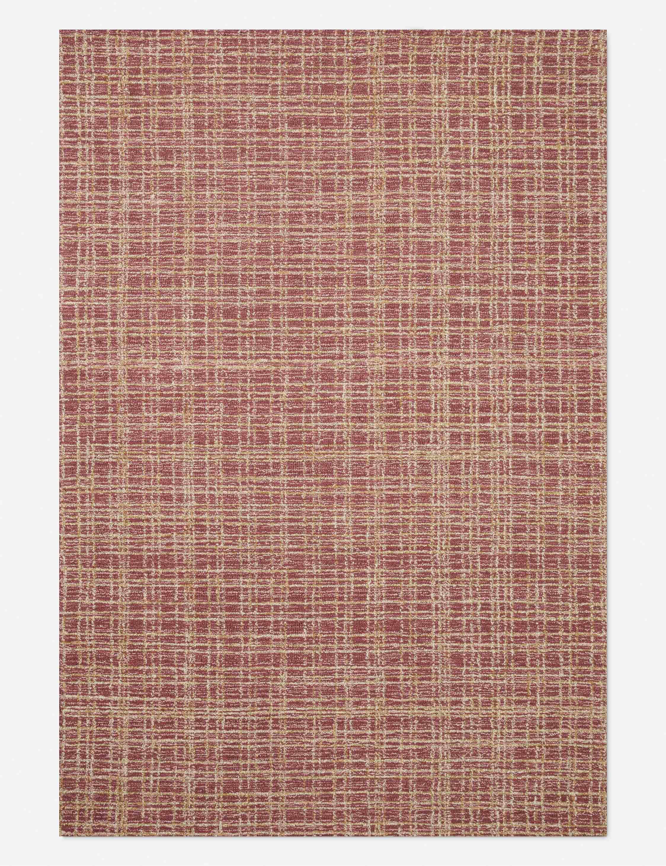 Polly I Hand-Tufted Wool Rug by Chris Loves Julia x Loloi - Berry and Natural / 2'6" x 9'9" Runner