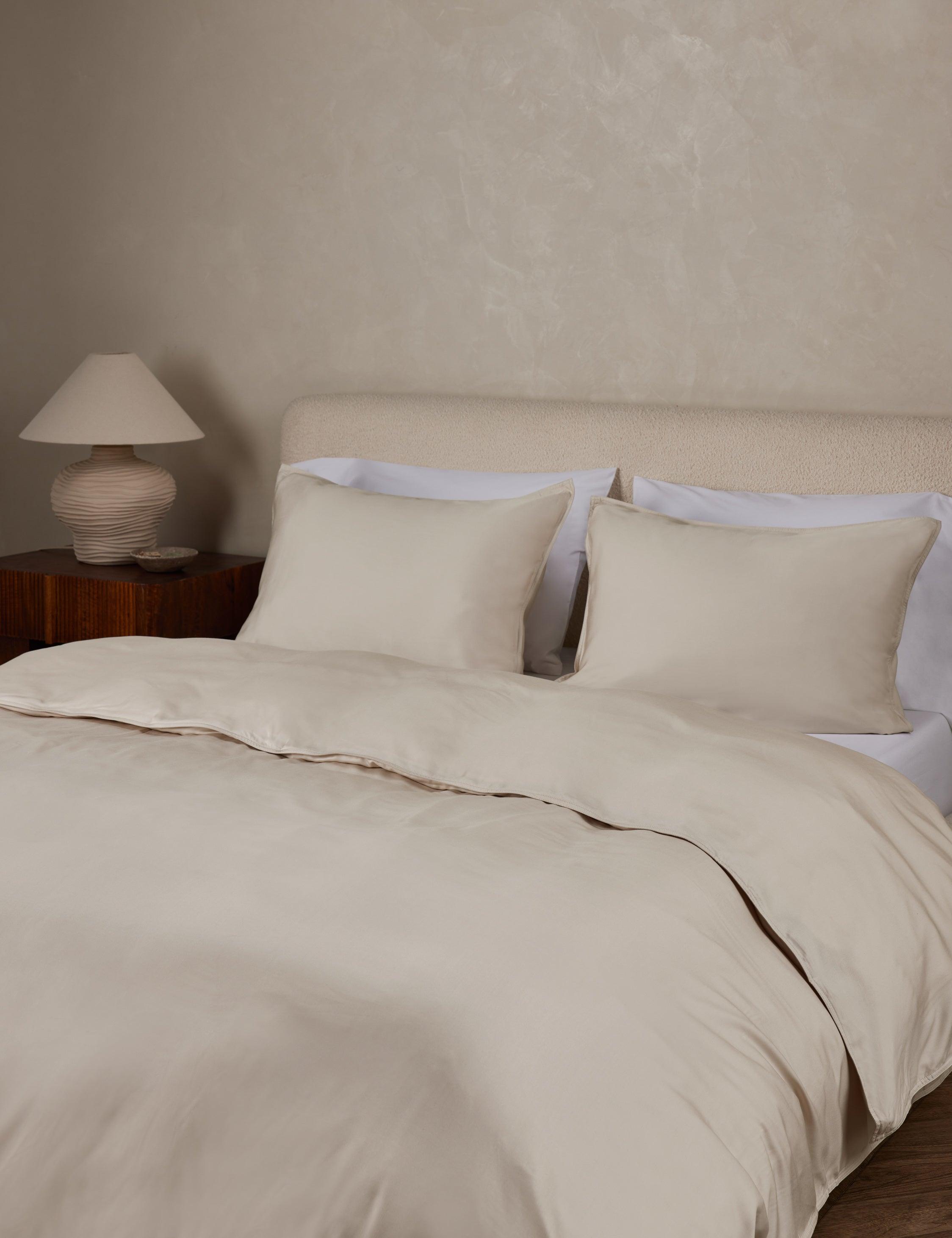 Parker Bamboo Duvet Set by Pom Pom at Home - Sand / Twin