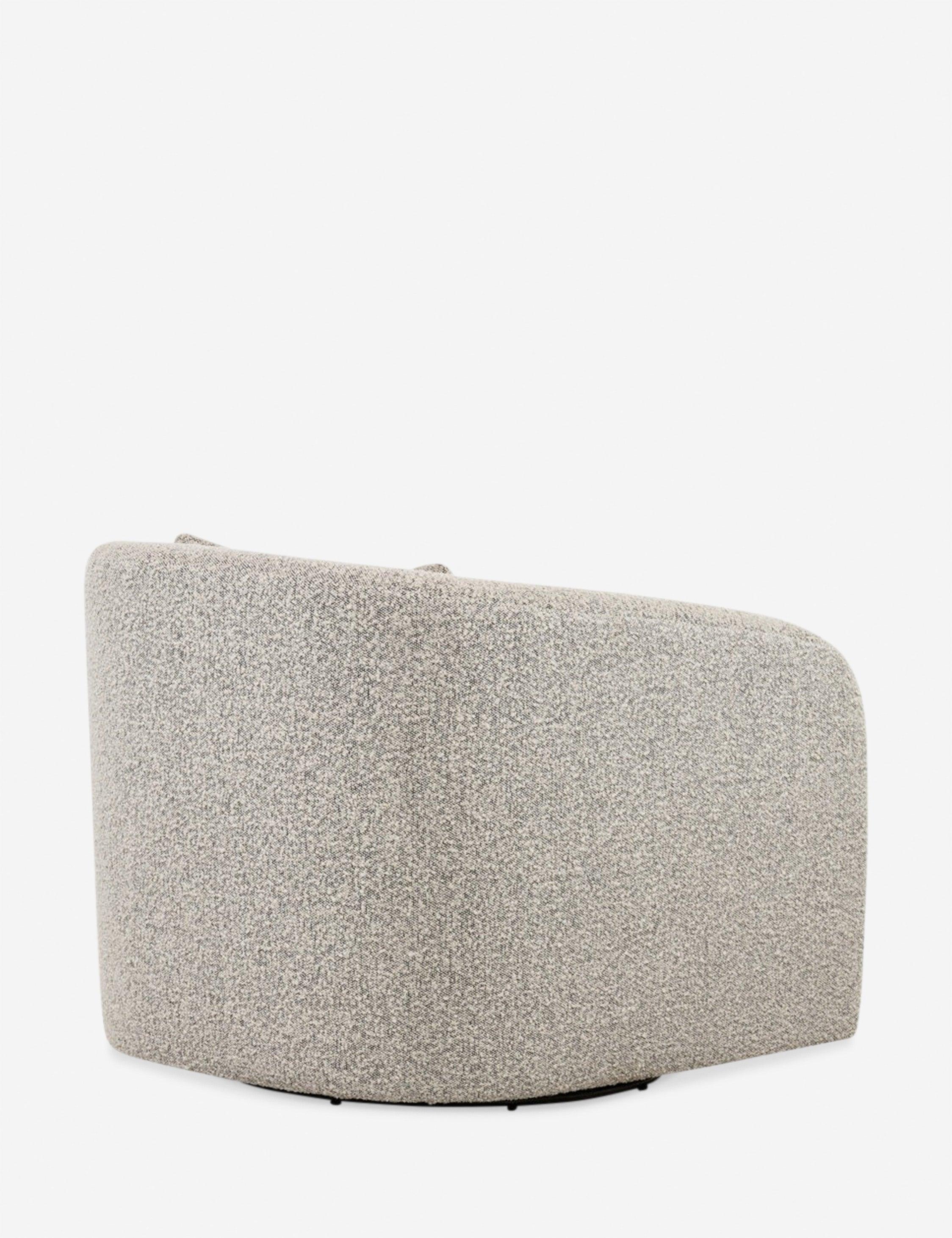 Ren Swivel Chair - Gray Boucle