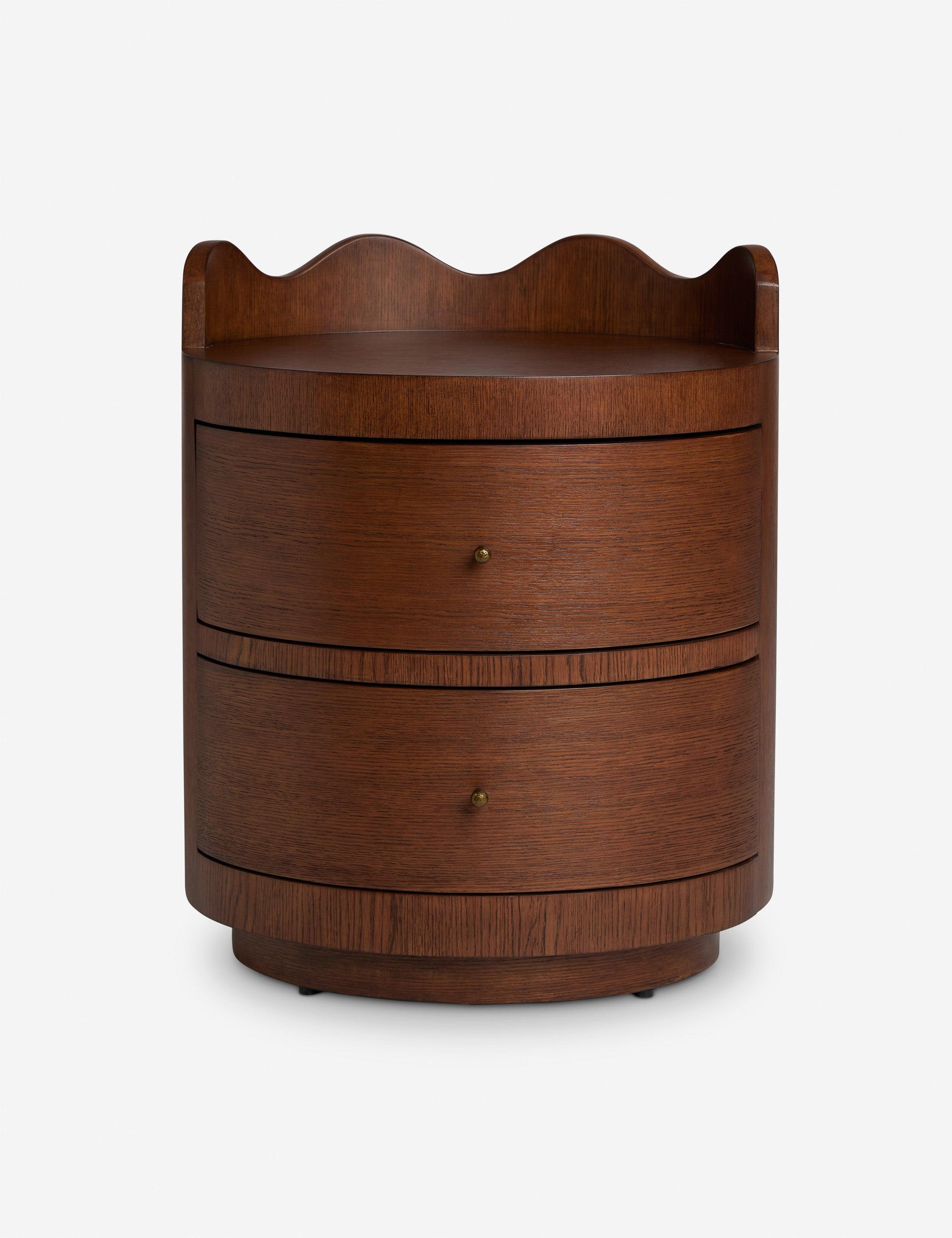 Ripple Nightstand by Sarah Sherman Samuel - Vintage Brown