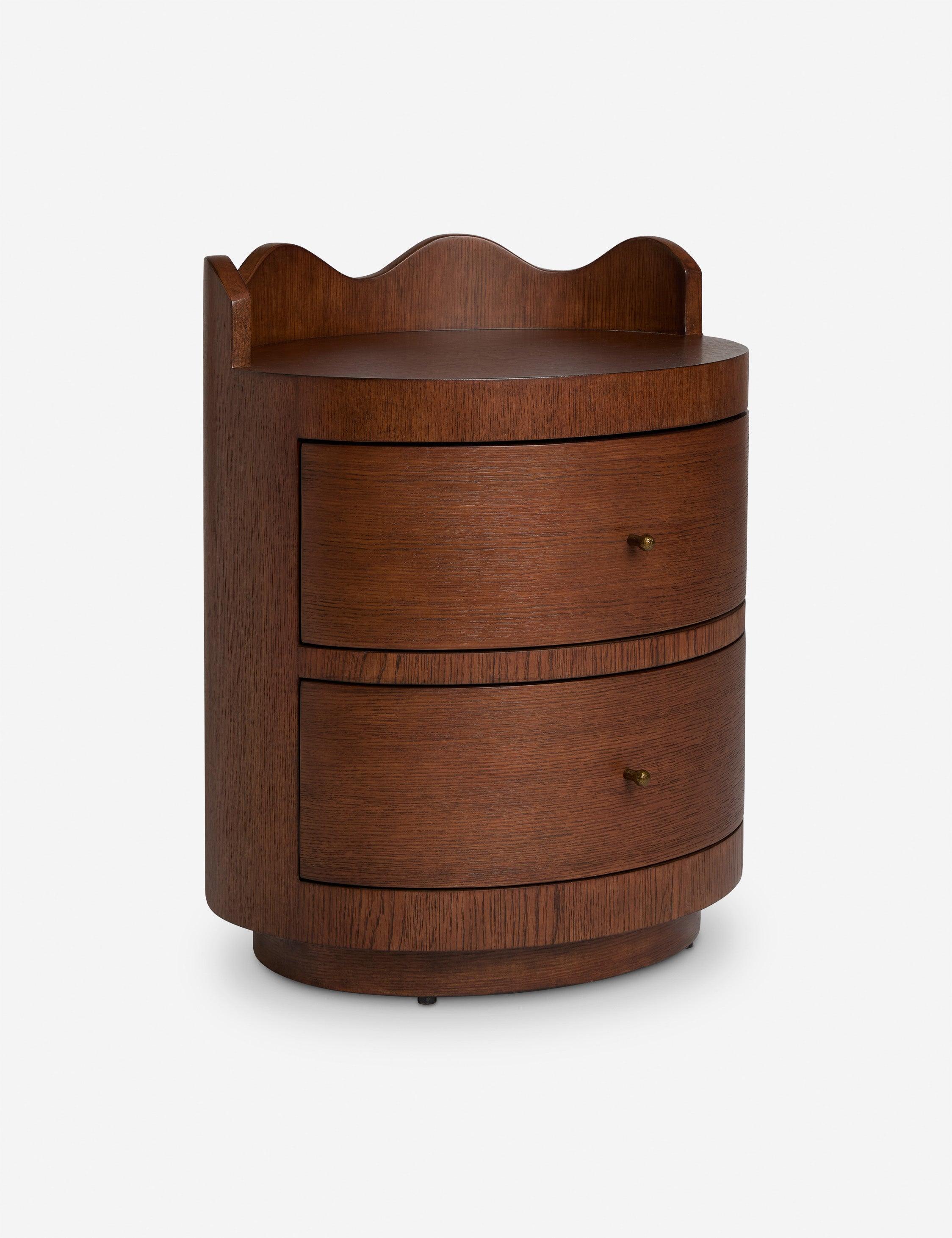 Ripple Nightstand by Sarah Sherman Samuel - Vintage Brown