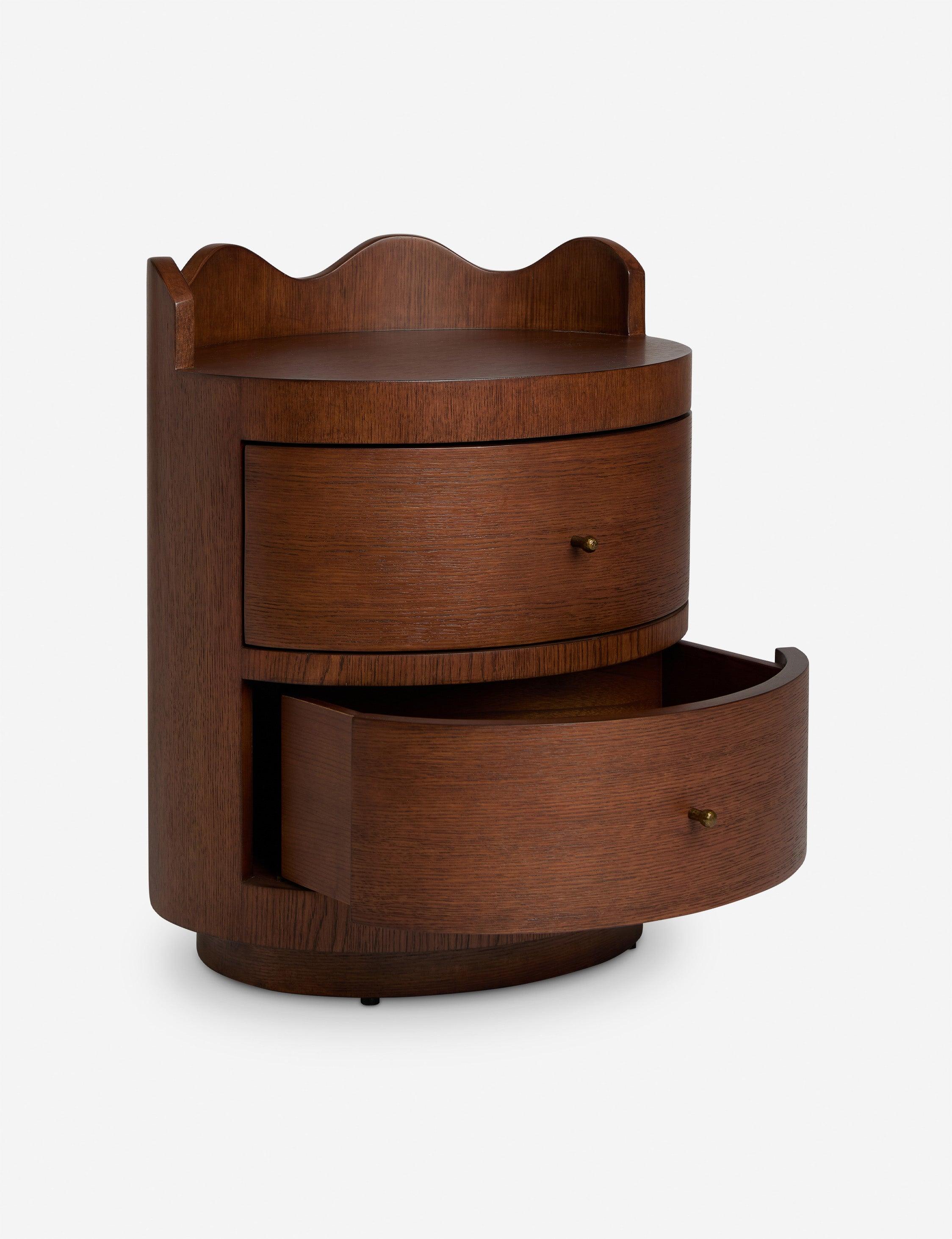 Ripple Nightstand by Sarah Sherman Samuel - Vintage Brown