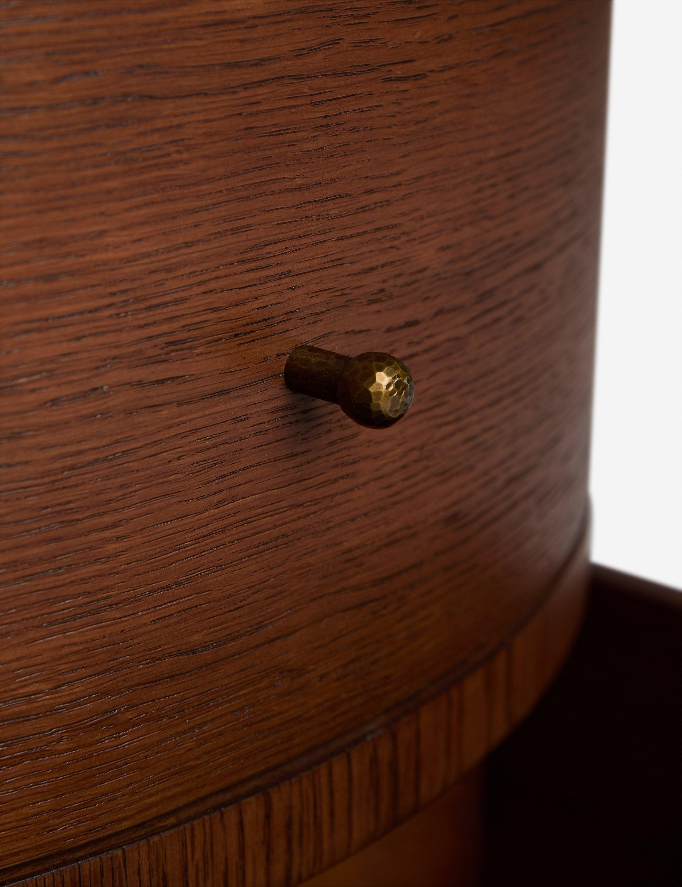 Ripple Nightstand by Sarah Sherman Samuel - Vintage Brown