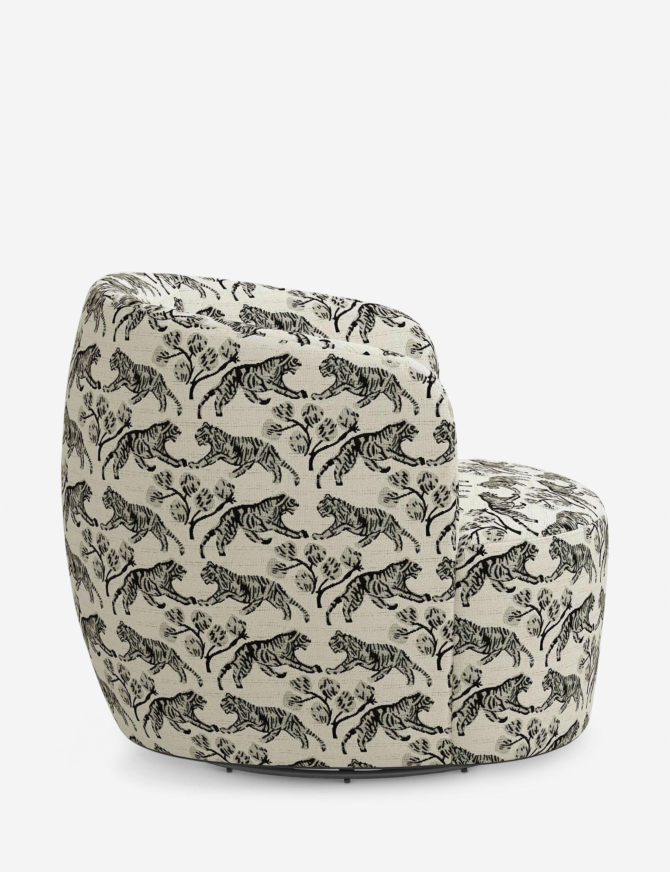 Rue Swivel Chair - Tiger Ivory by Sarah Sherman Samuel