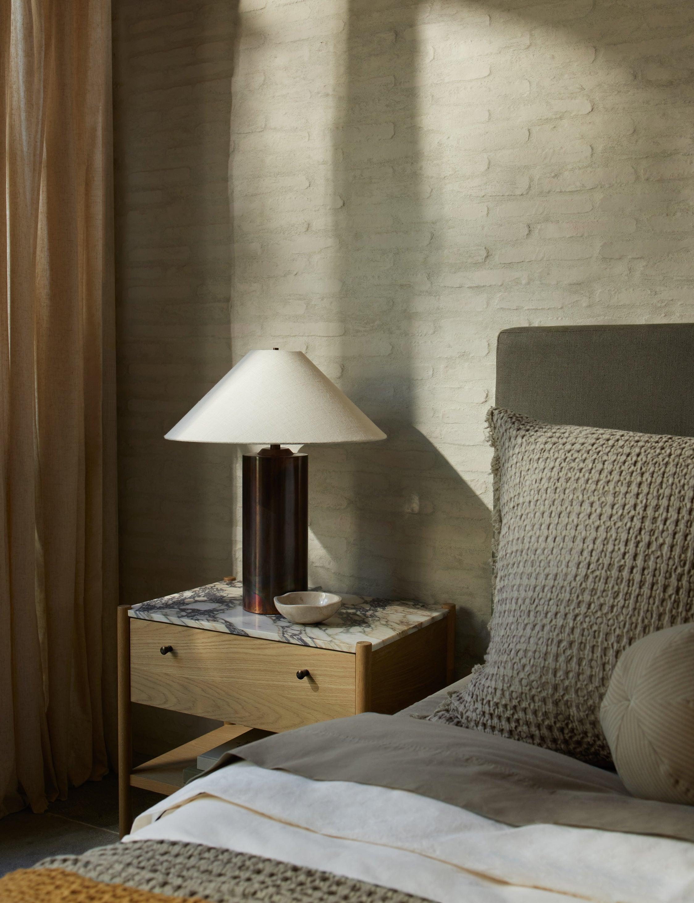 Sevigne Table Lamp - Burnt Brass