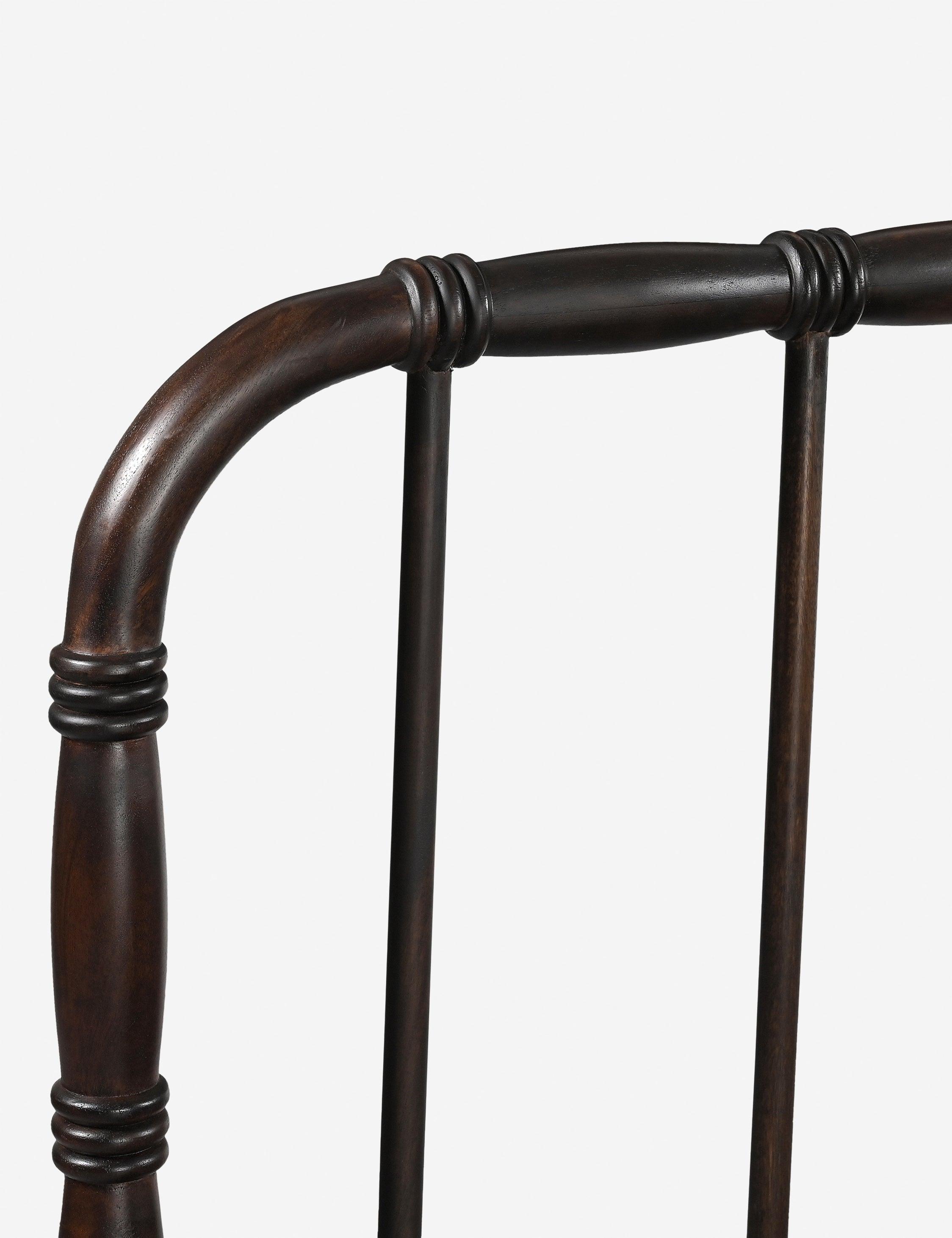 Wallis Platform Bed - Dark Brown / King