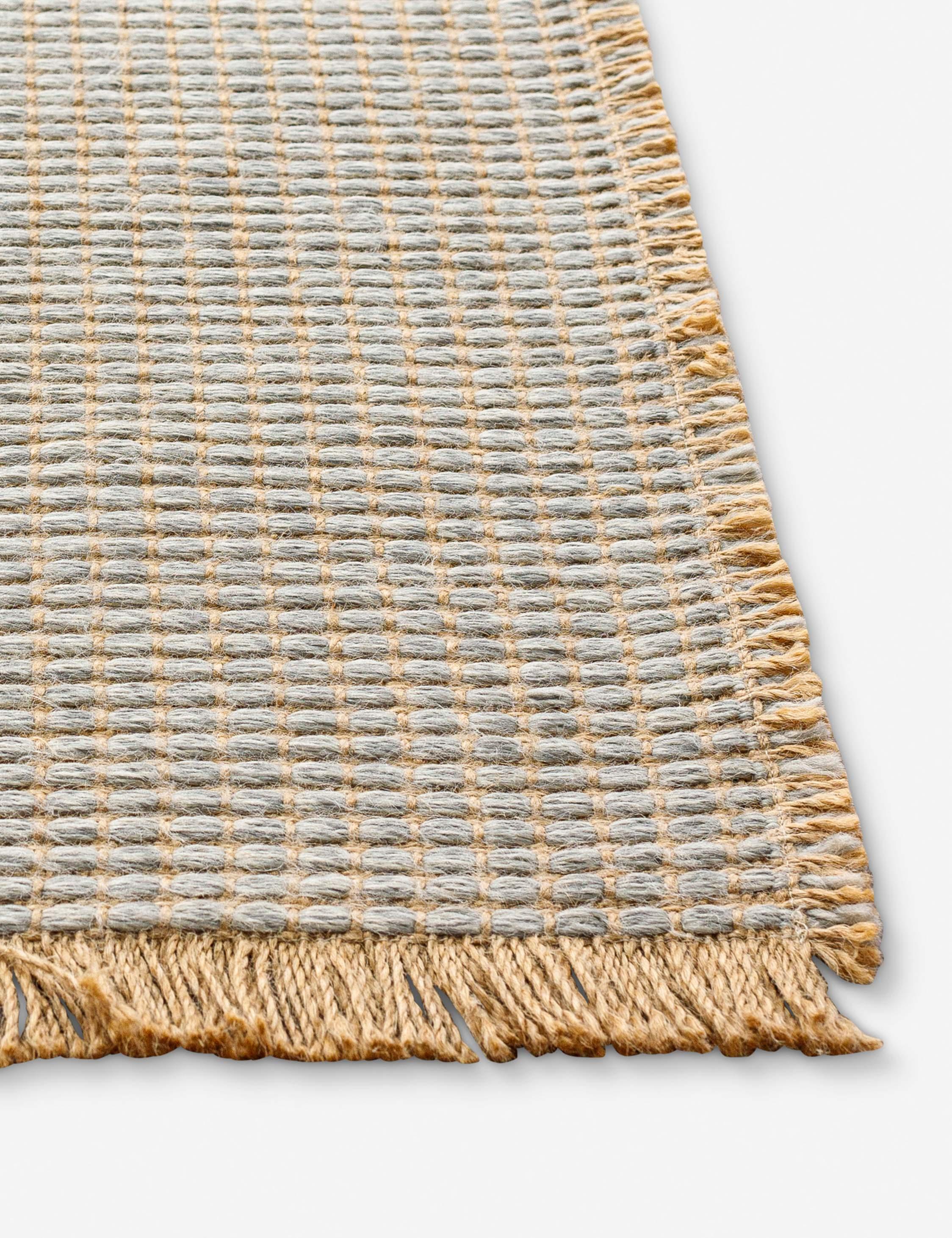 Kimi II Jute Rug by Becki Owens x Surya - Gray and Natural / 2'7" x 7'3" Runner