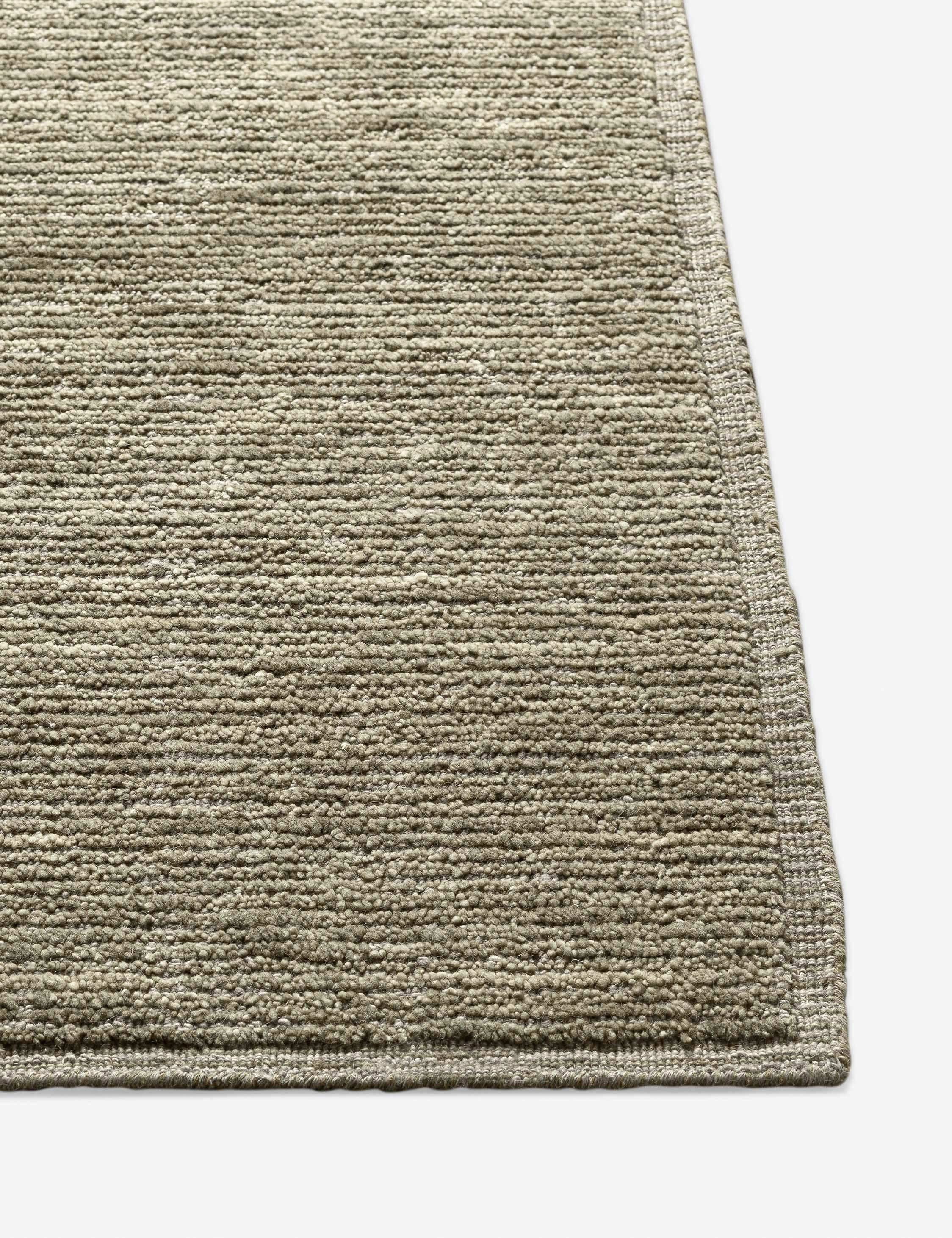 Susie Hand-Knotted Wool Rug - Green / 8' x 10'