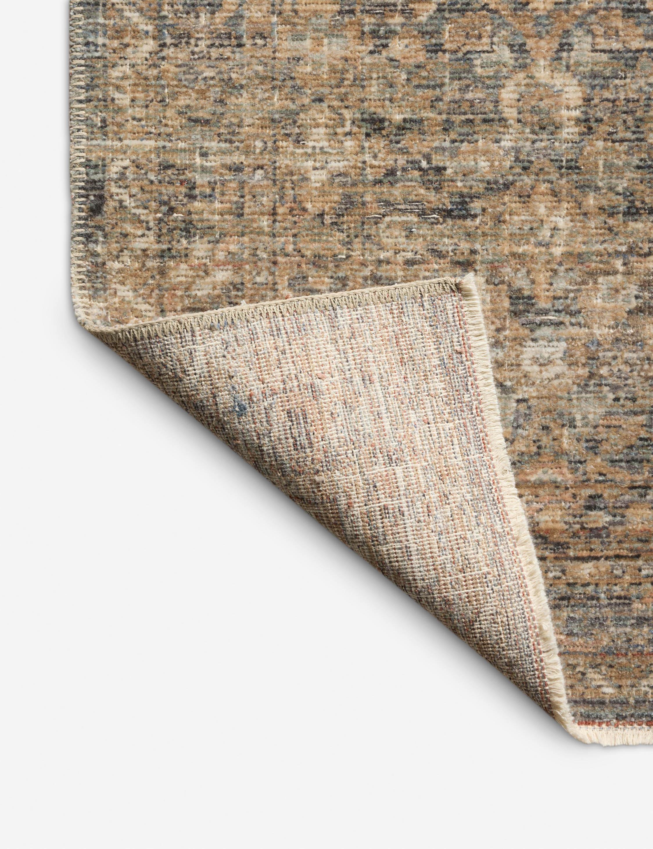 Molly I Rug by Amber Lewis x Loloi - Denim and Gold / 3' x 5'