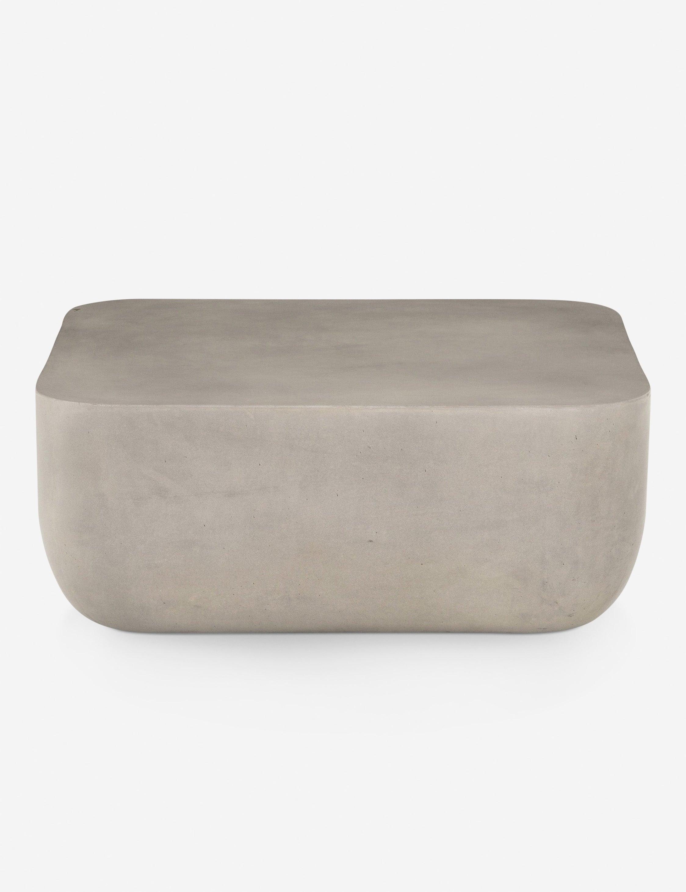 Mara Industrial Concrete Square Indoor/Outdoor Coffee Table