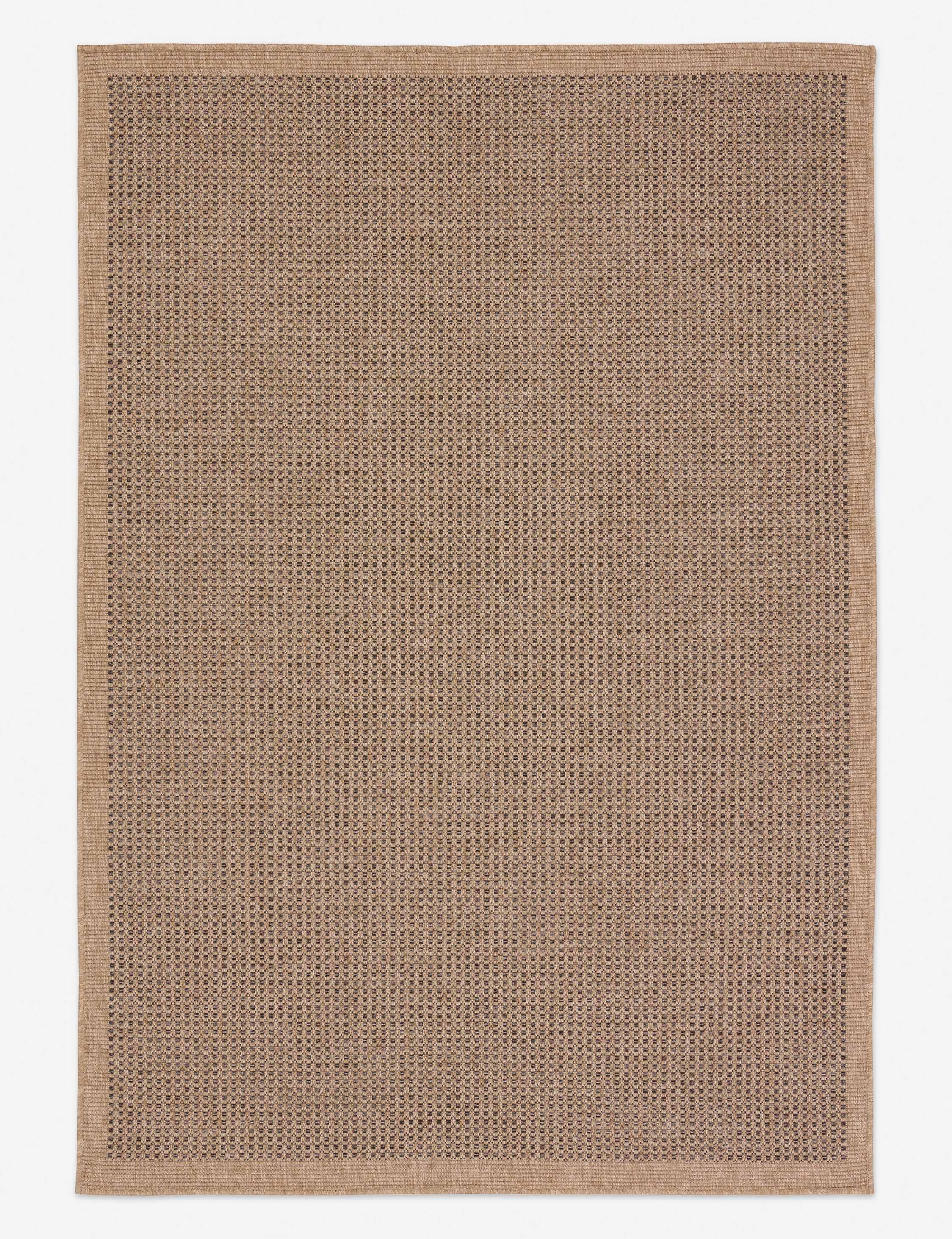 Tolkan Indoor / Outdoor Rug - Brown and Black / 4' x 6'