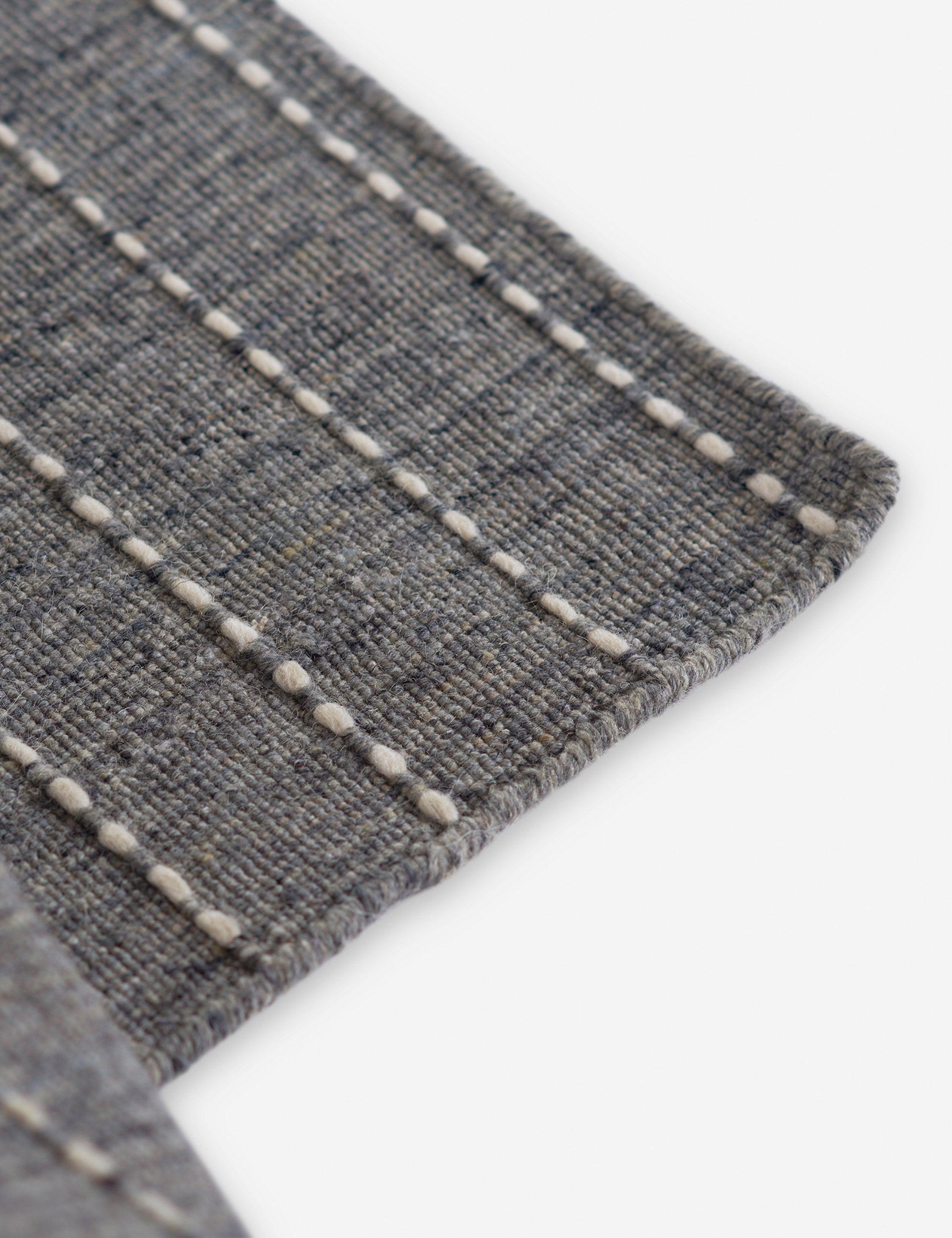 Kofi Wool Rug - Blue / 5' x 8'