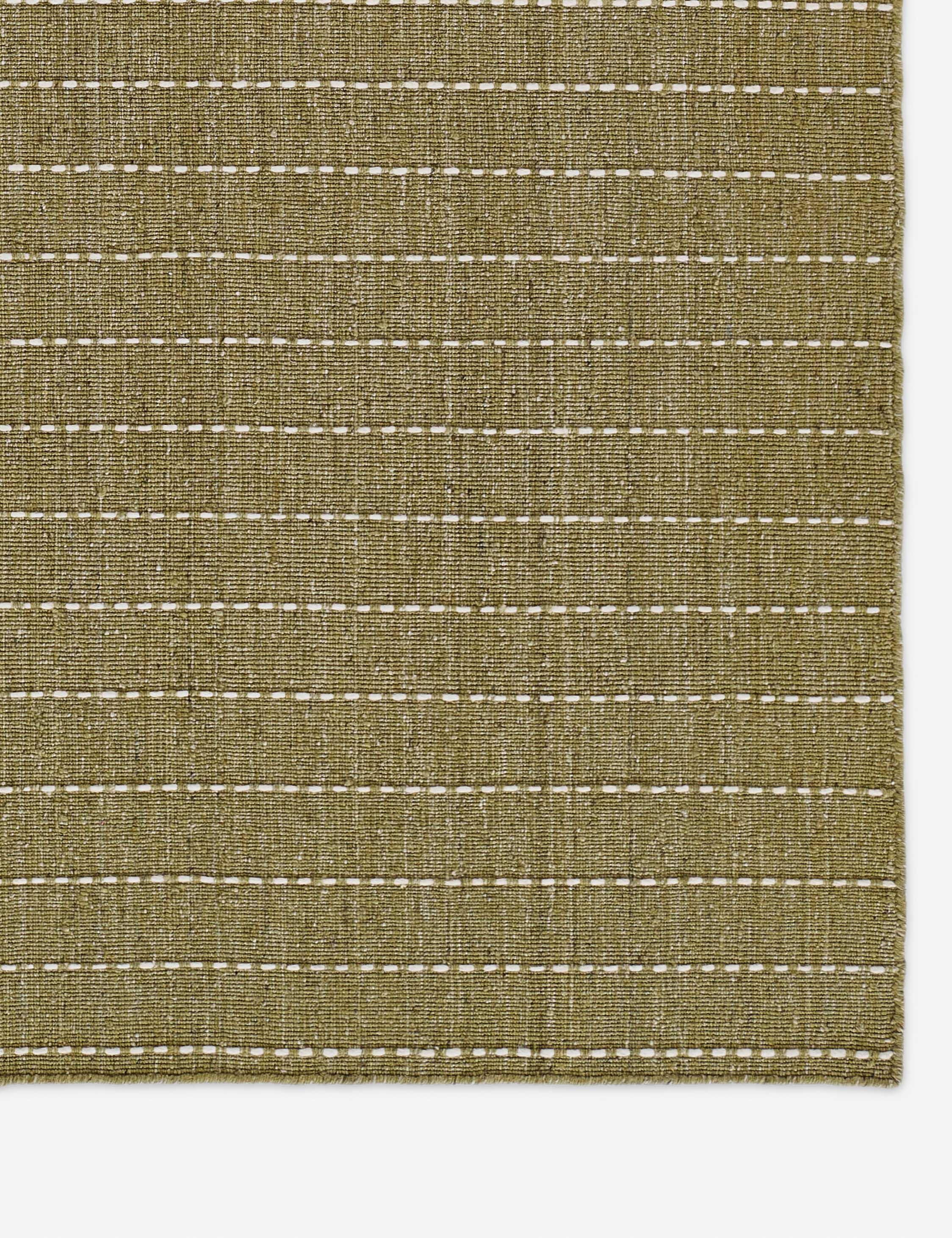 Kofi Wool Rug - Green / 8' x 10'