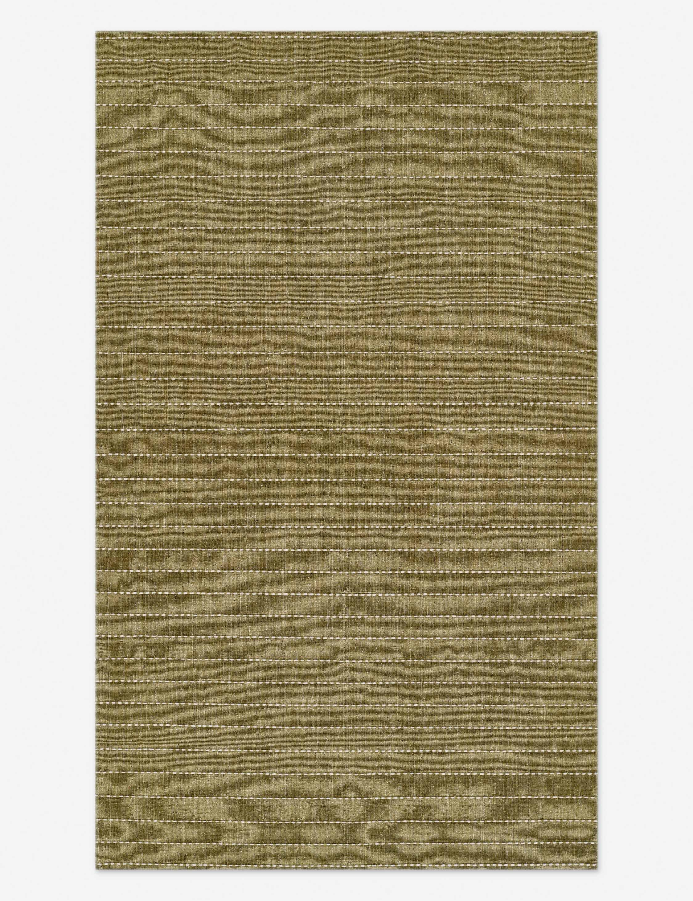 Kofi Wool Rug - Green / 8' x 10'