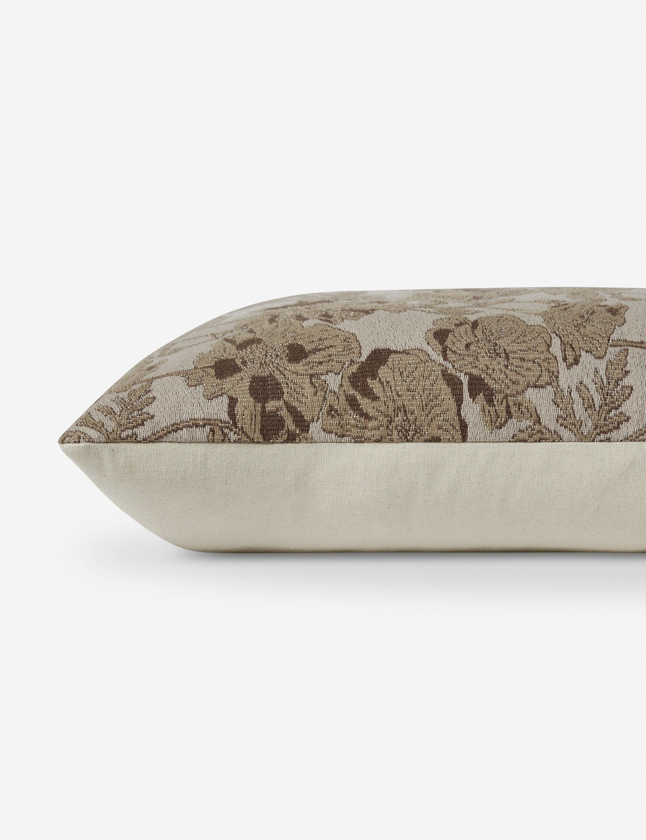 Matilda Pillow x Chris Loves Julia x Loloi - Brown and Natural