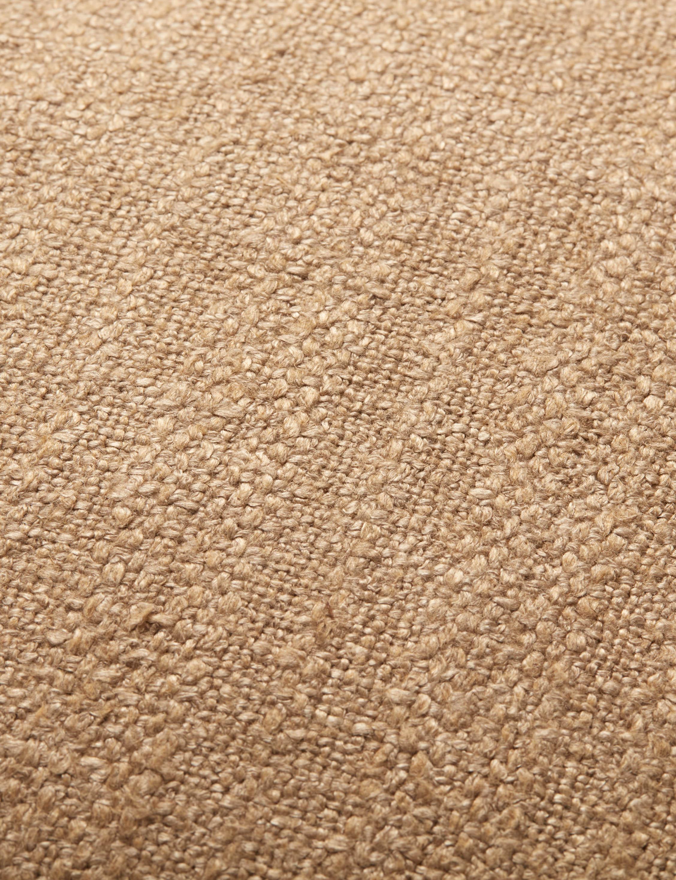 Aveline Pillow by Amber Lewis x Loloi - Natural and Rust / 18" x 18" / Down