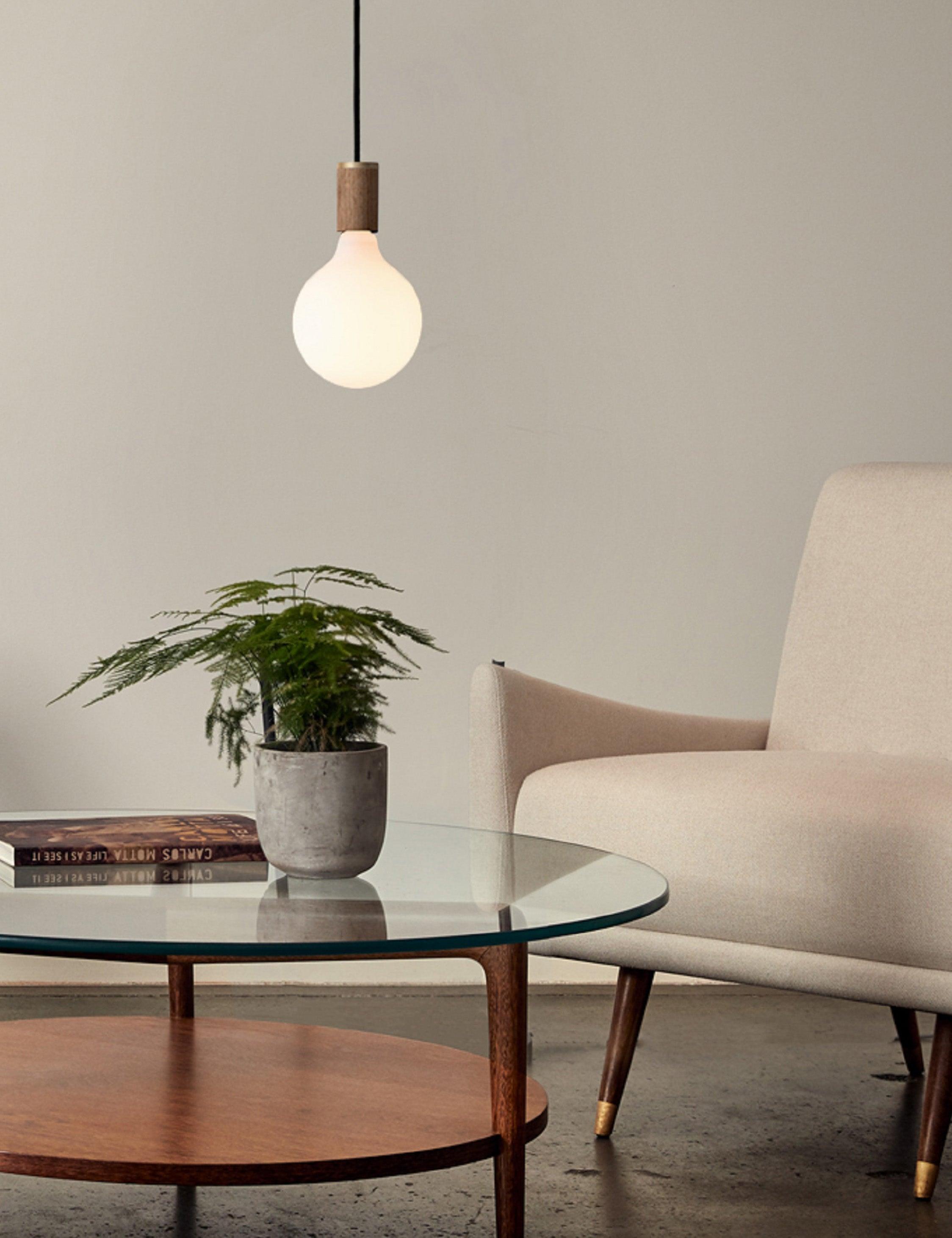 Porcelain III Pendant Light by Tala - Oak / 5"Dia