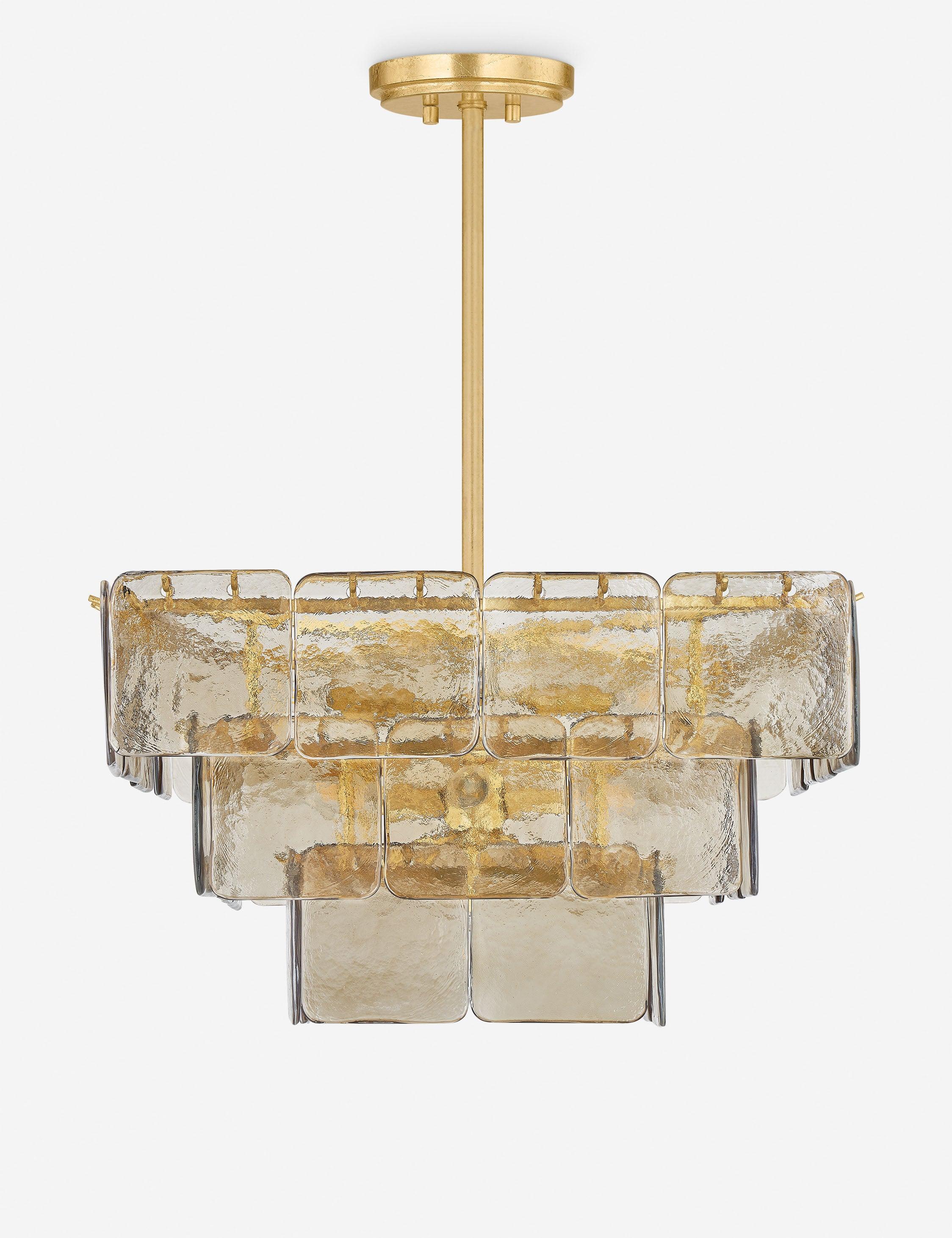 Esmeralda Chandelier - Smoked Glass / 24.5"Dia
