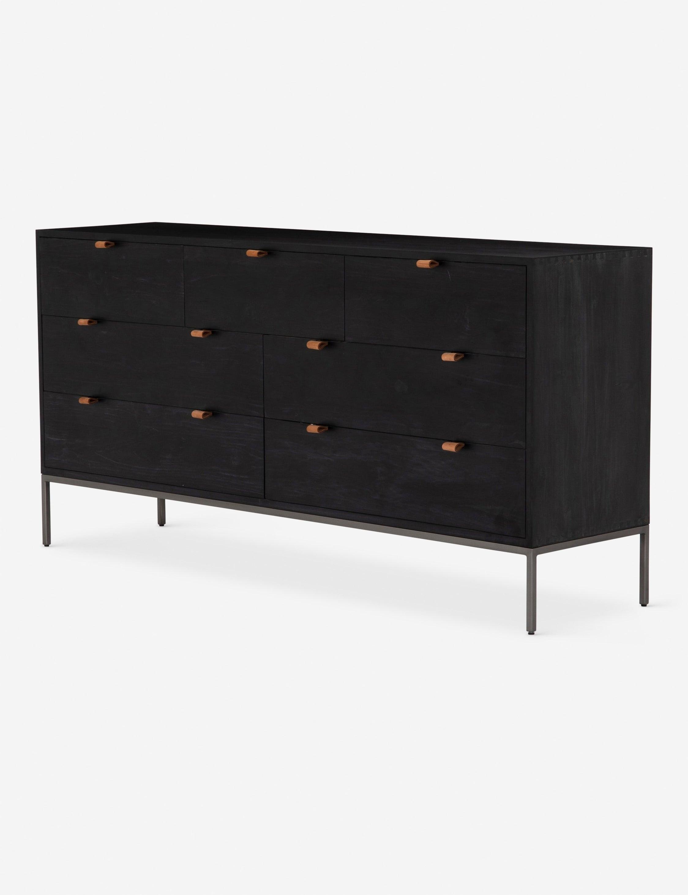 Rosamonde 7-Drawer Dresser - Black