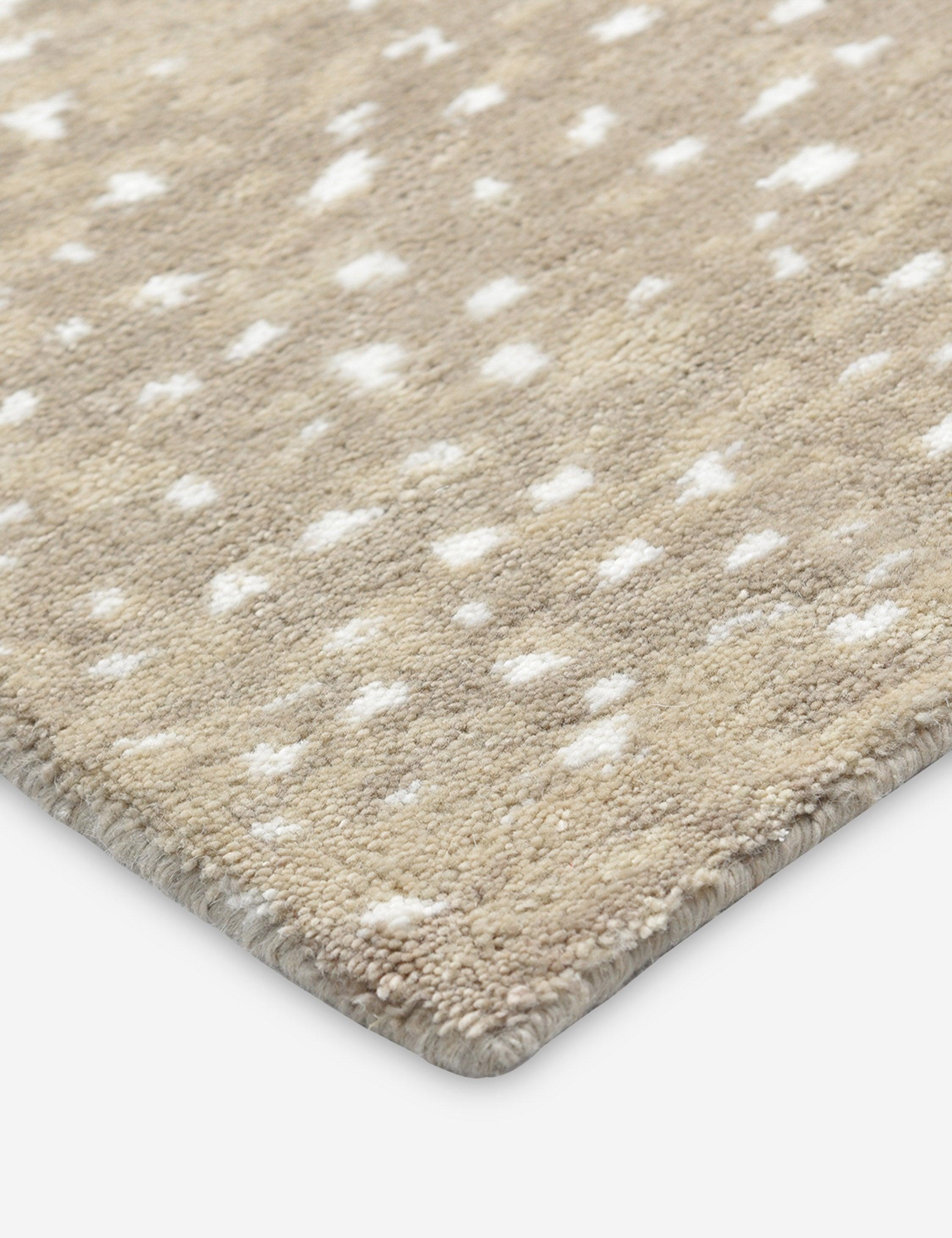 Farah Hand-Knotted Wool Rug - Brown / 3' x 5'