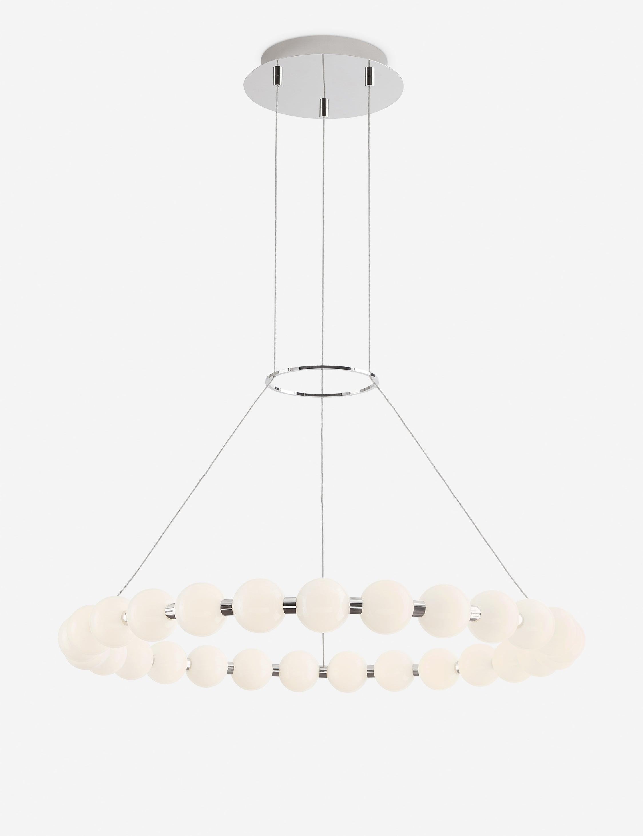 Caterina Chandelier - Nickel / 30"Dia