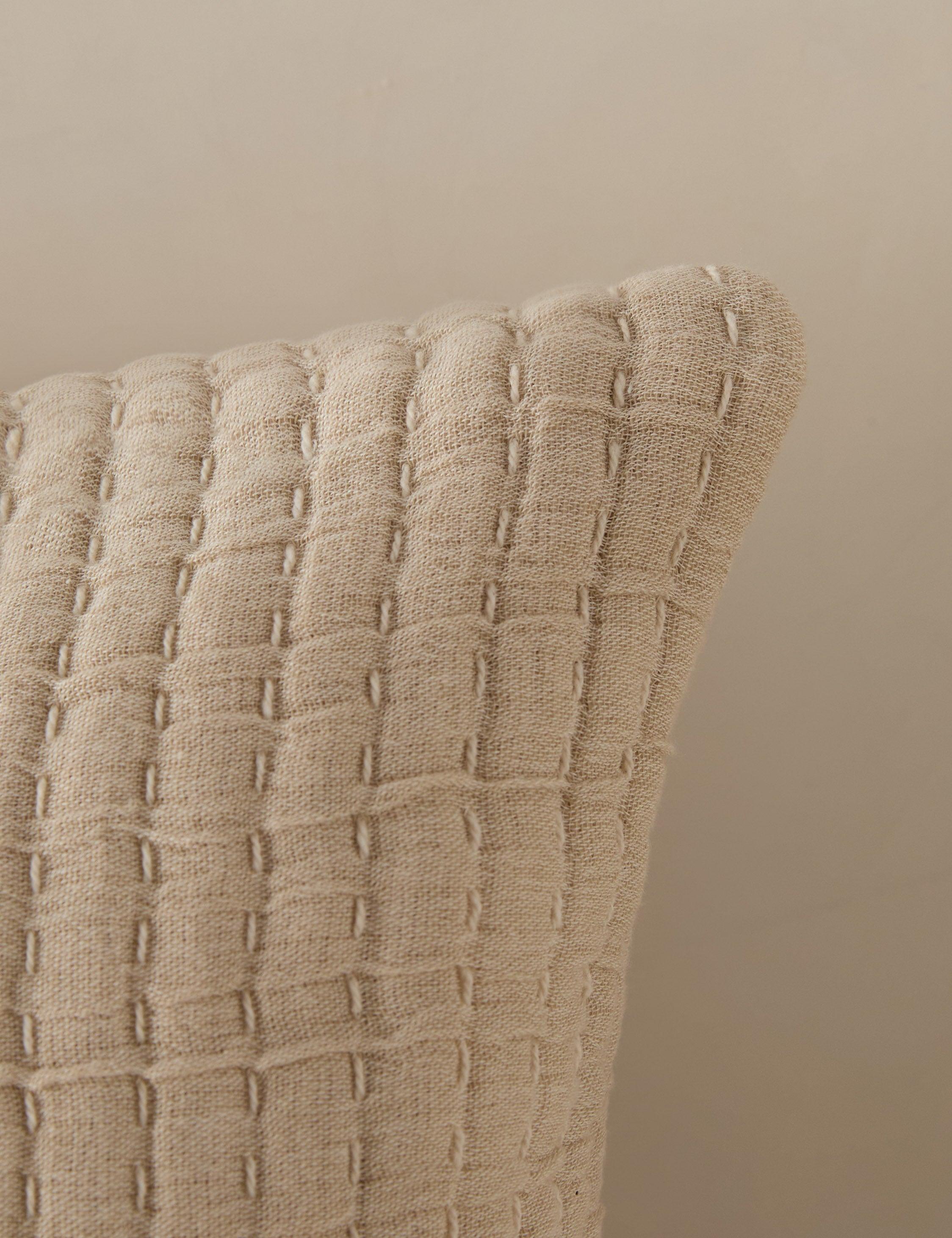 Vancouver Cotton Sham by Pom Pom at Home - Natural / King