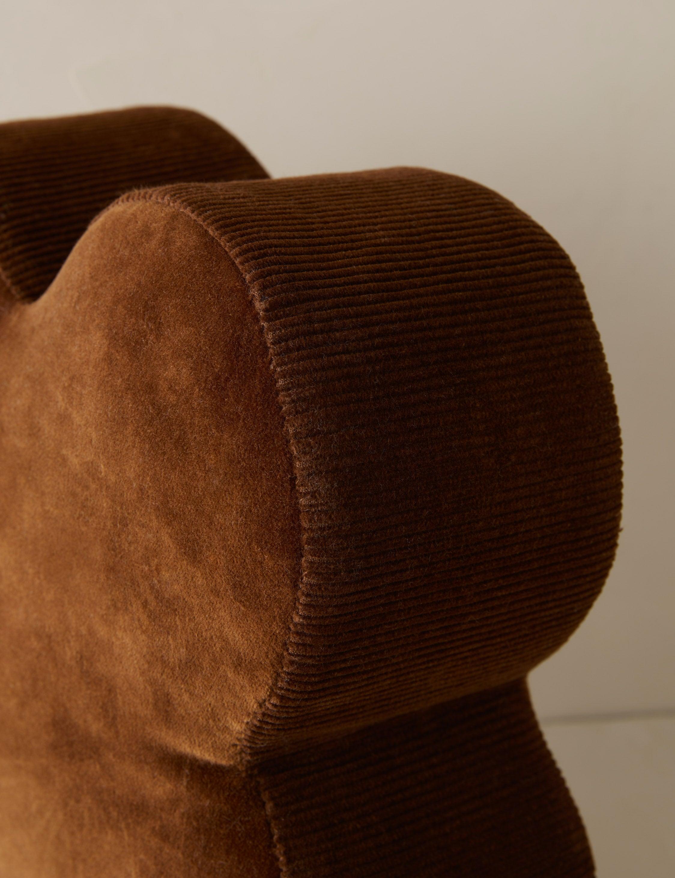 Velvet Clover Pillow by Sarah Sherman Samuel - Cocoa