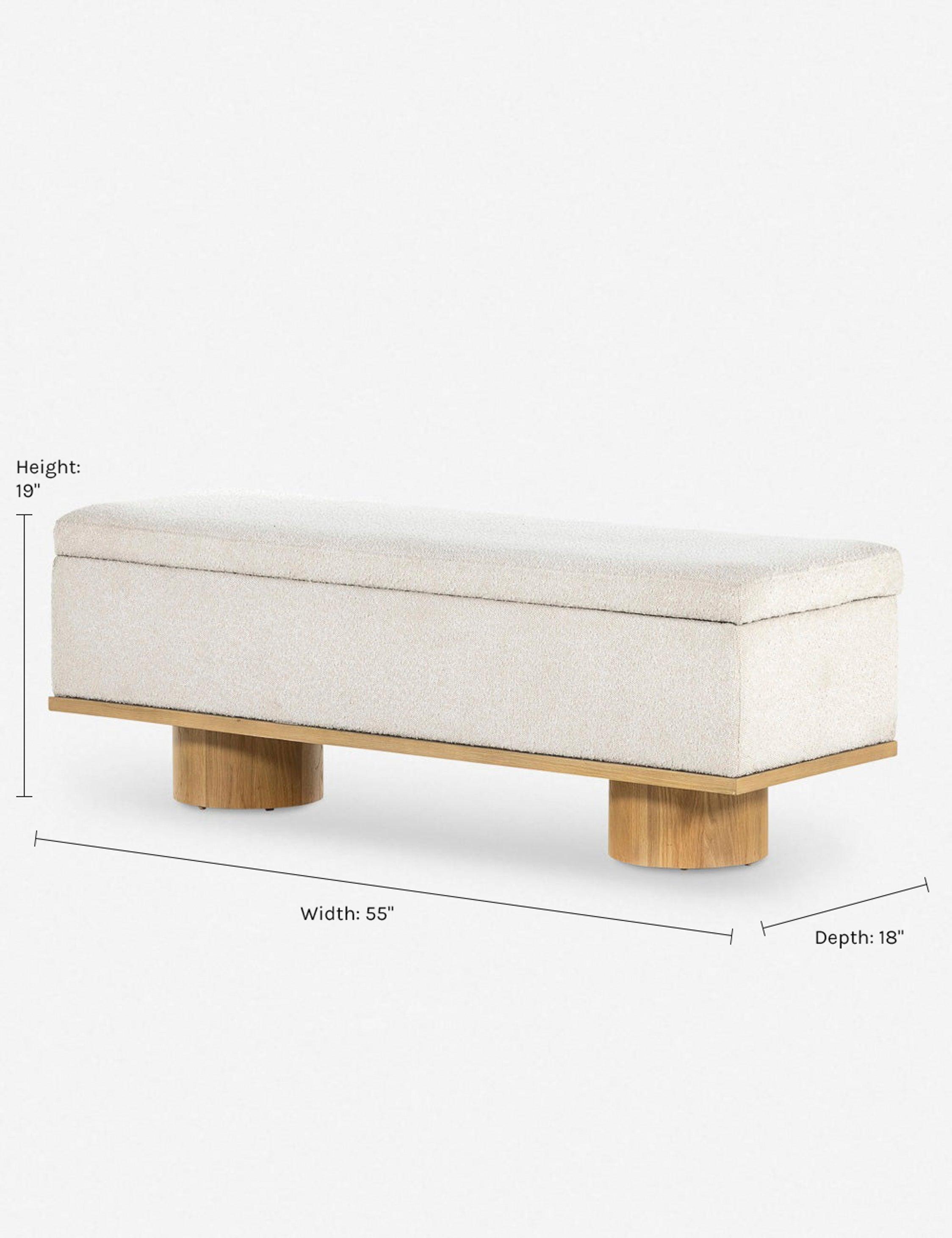 Wynter Storage Bench - Natural
