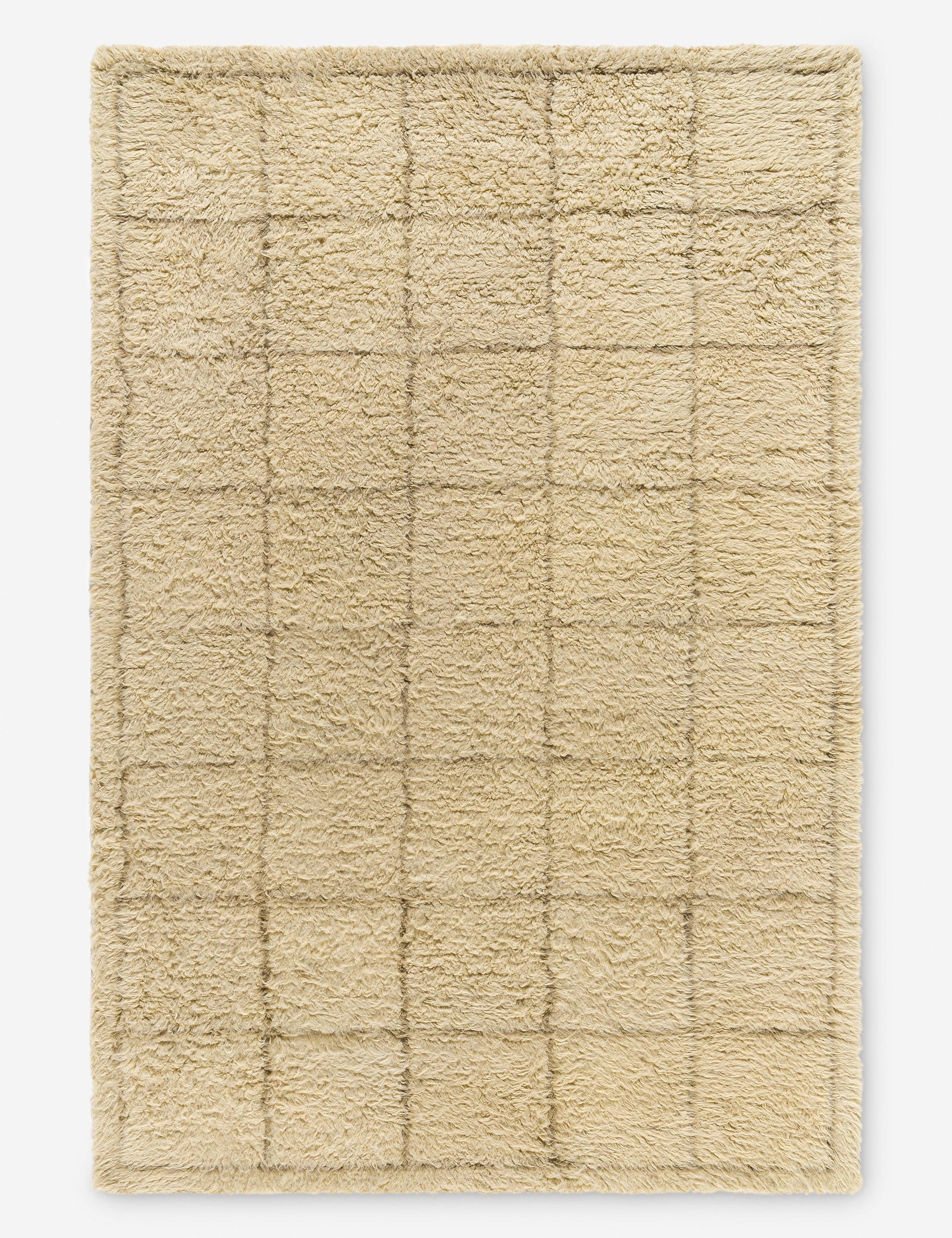 Minka Moroccan Style Hand-Tufted Wool Rug - Beige / 5' x 7'6"