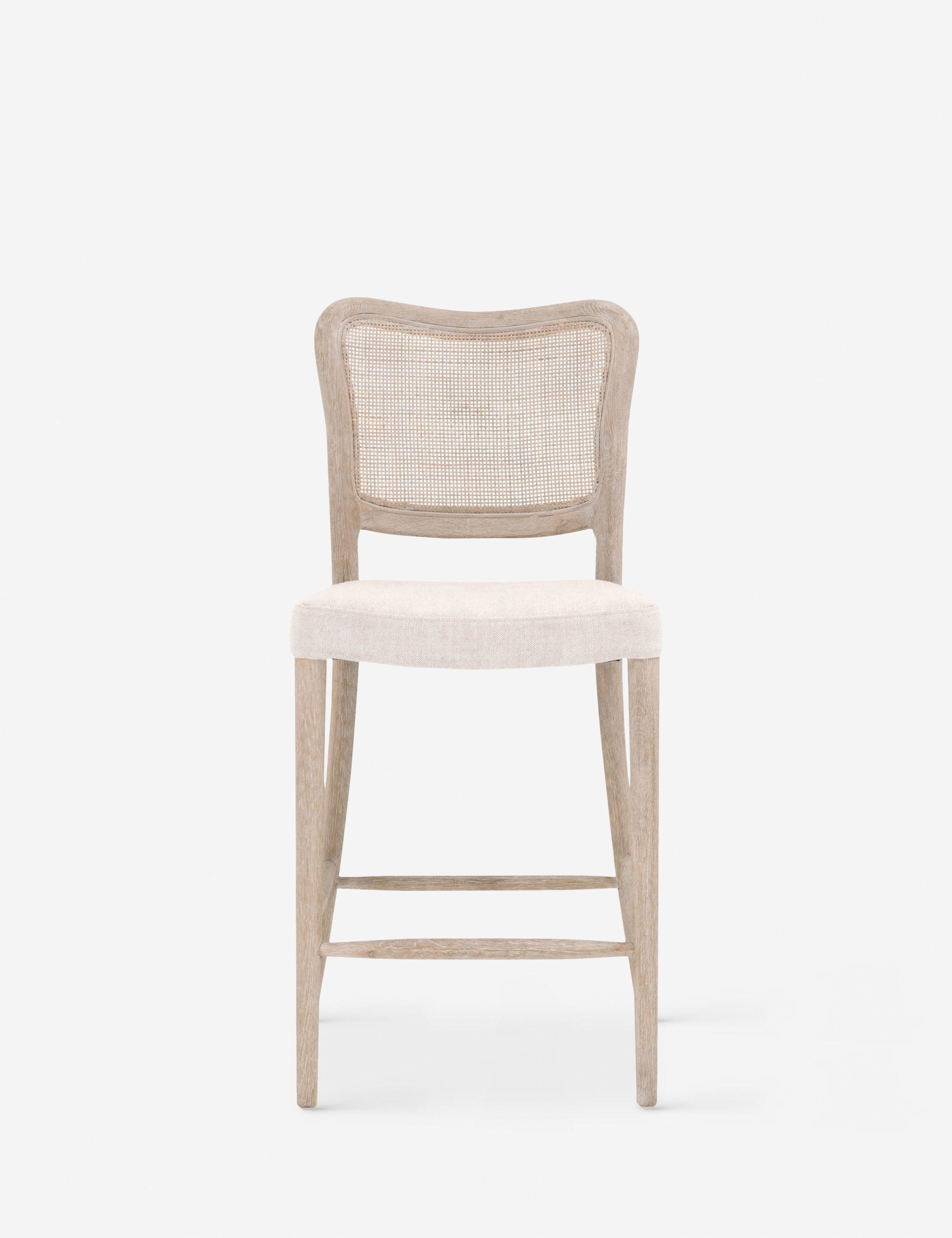 Aniston Counter Stool - Dark Brown Oak