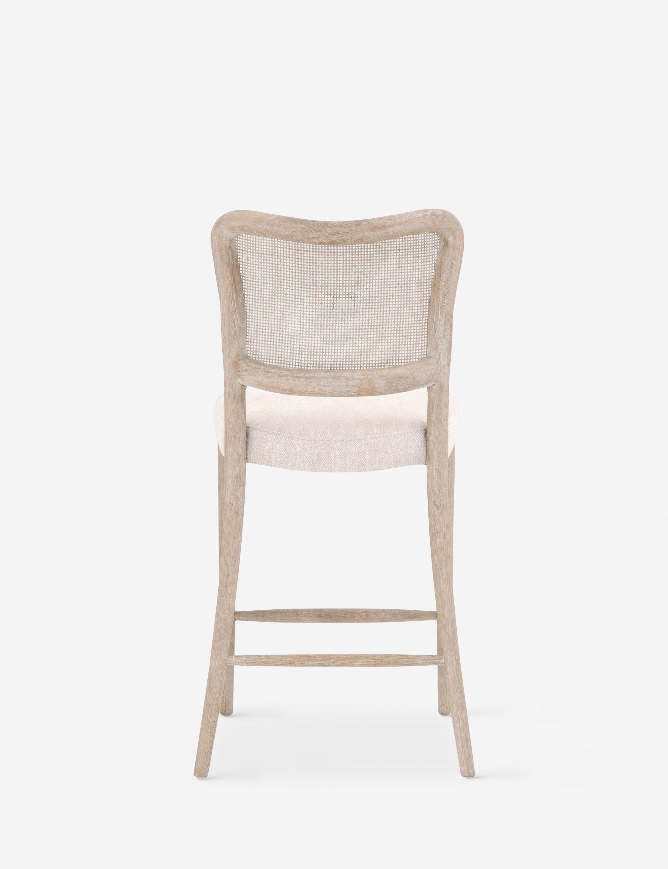 Aniston Counter Stool - Dark Brown Oak