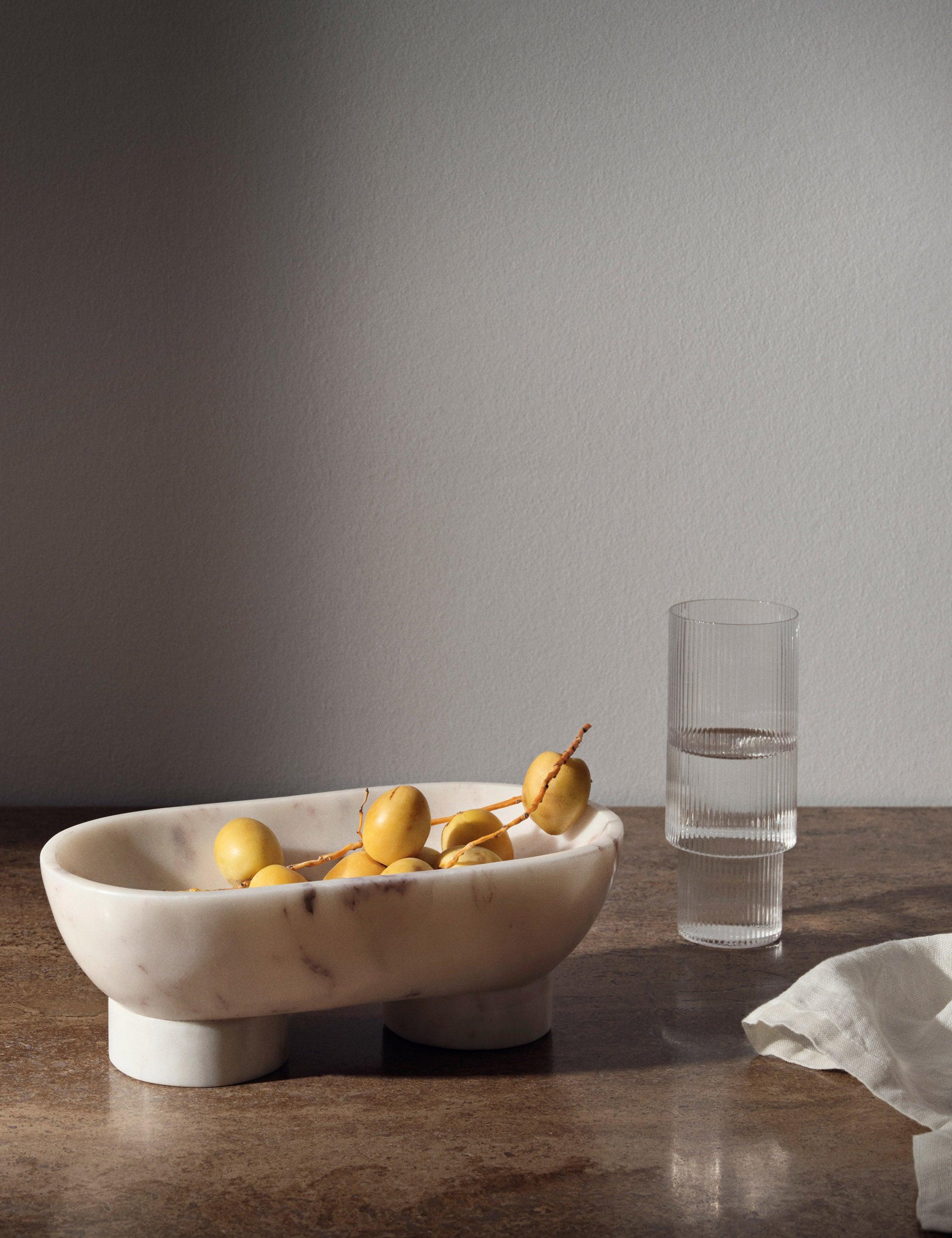 Alza Bowl by Ferm Living - White
