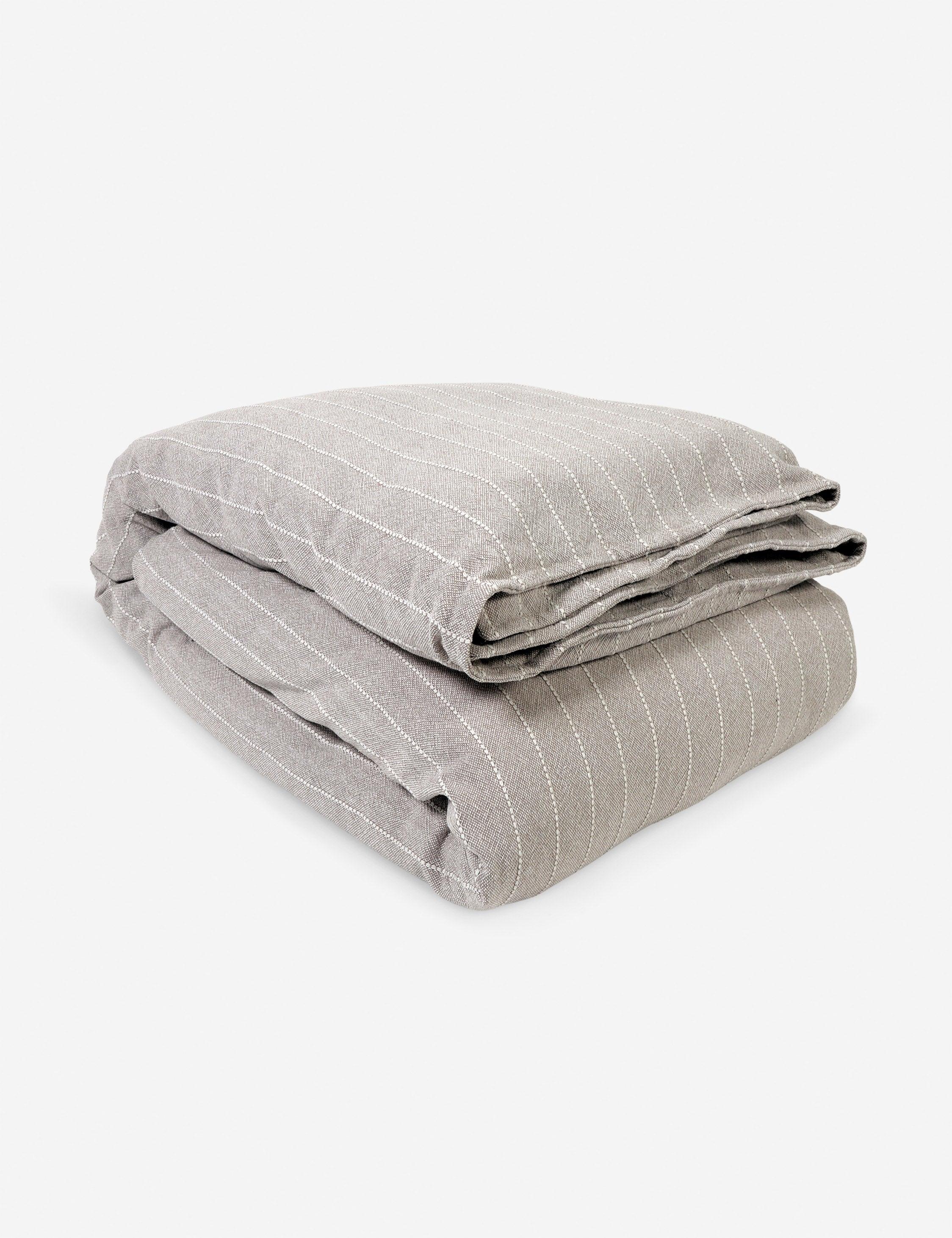 Henley Cotton Duvet by Pom Pom at Home - Oat / Queen