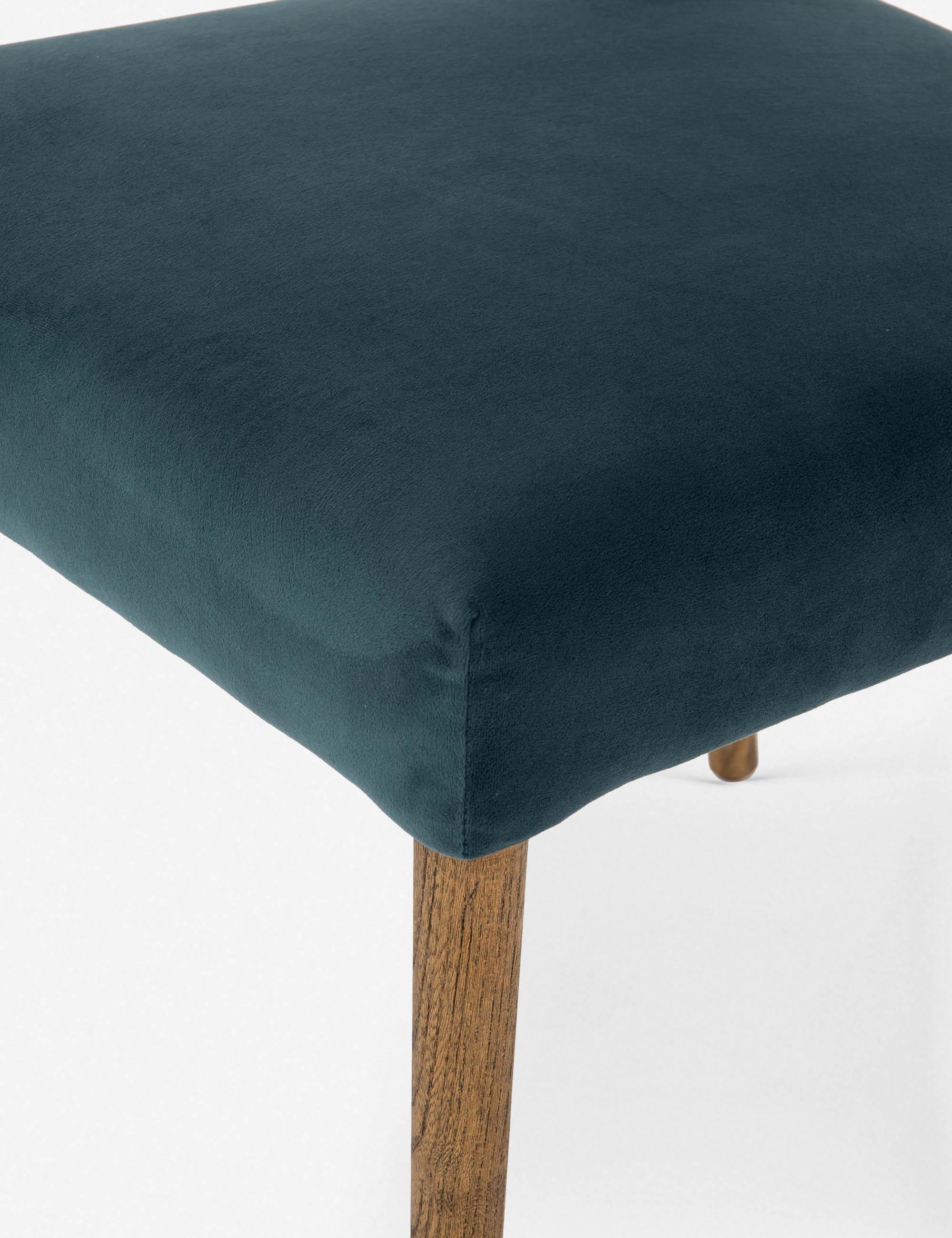 Ninette Dining Chair - Teal Velvet