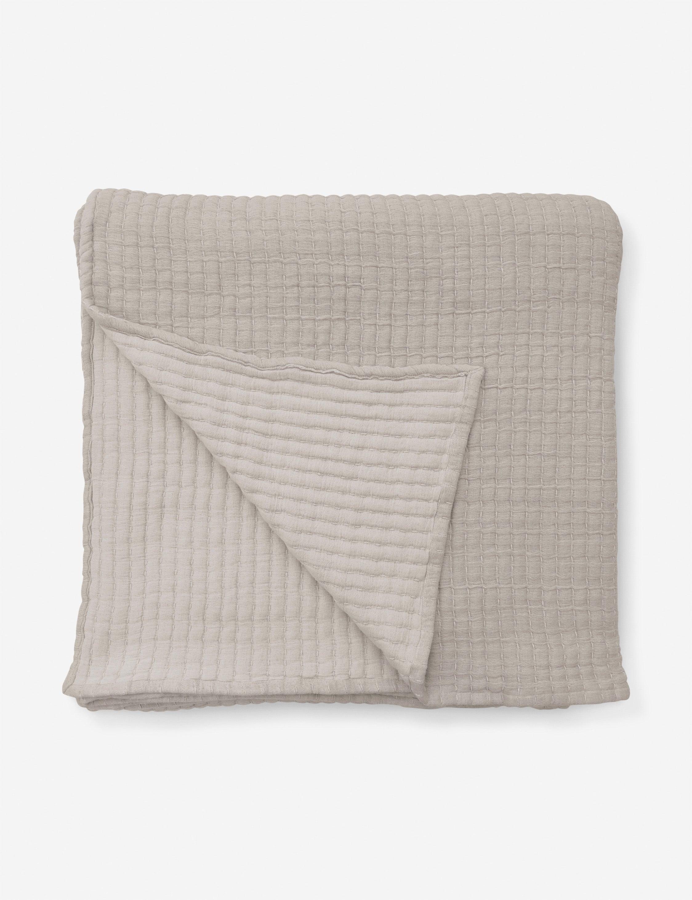 Vancouver Cotton Coverlet by Pom Pom at Home - Gray / Twin